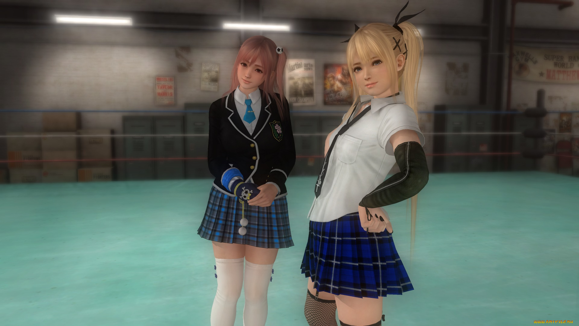 3д, графика, фантазия, , fantasy, marie, rose, and, honoka, фон, взгляд, девушки