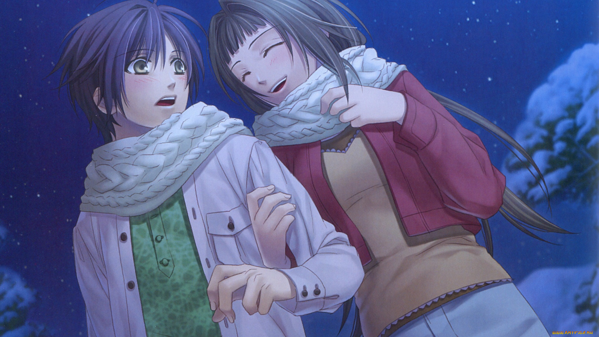 аниме, hiiro, no, kakera, пара