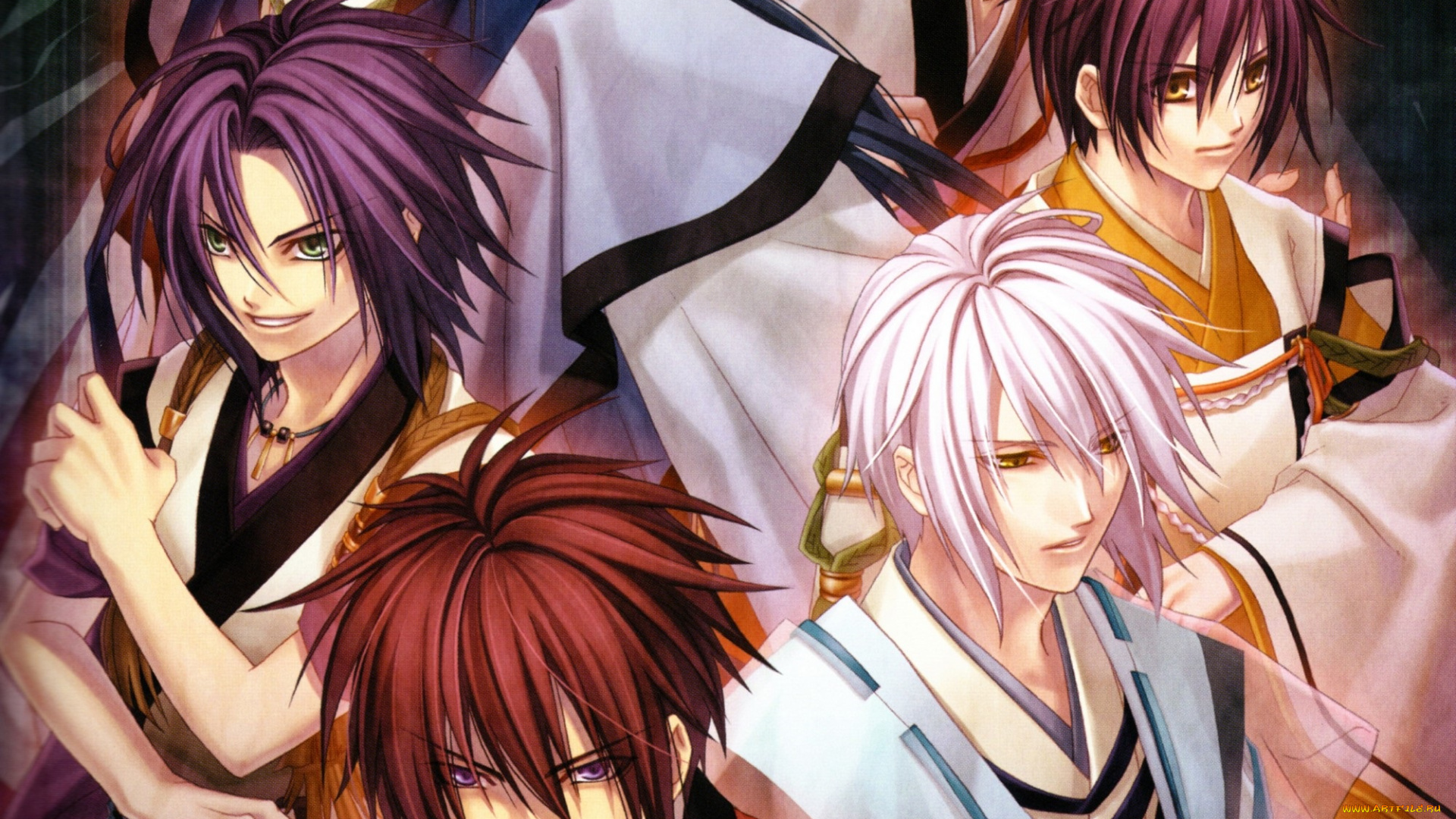 аниме, hiiro, no, kakera, парни