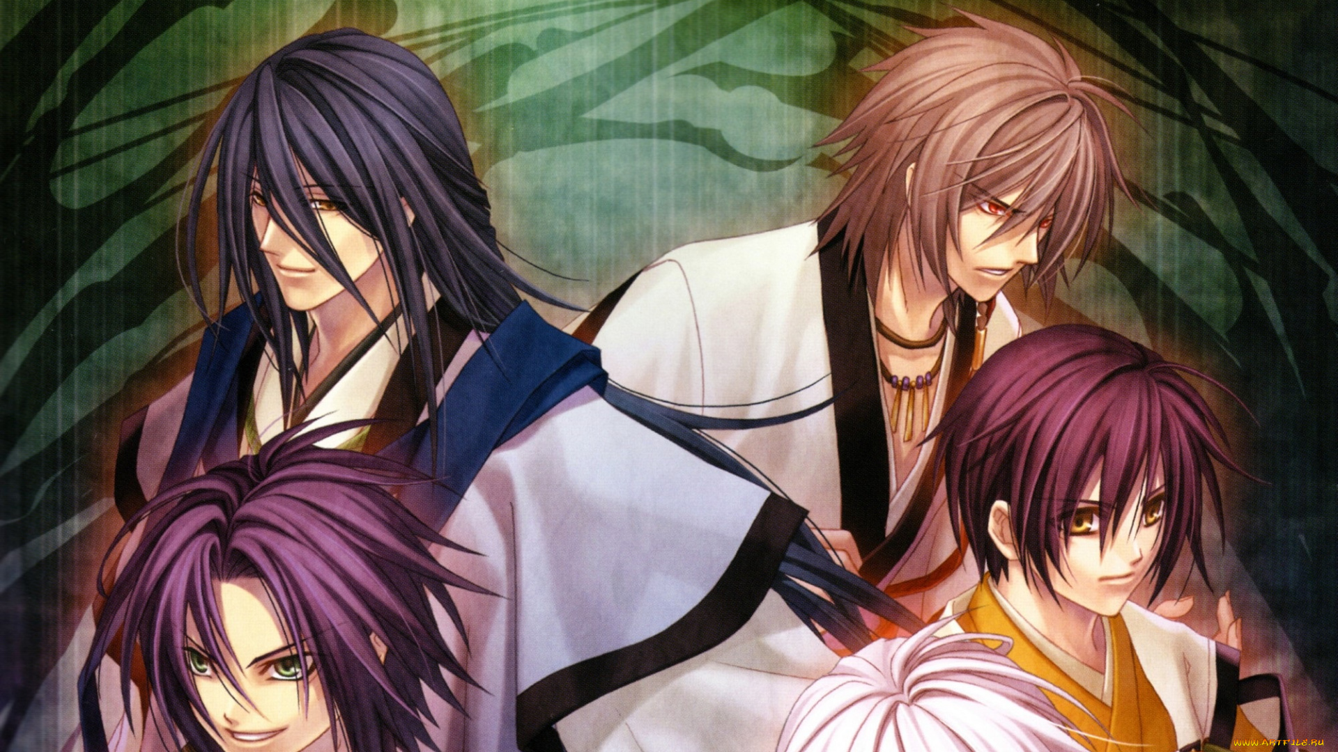 аниме, hiiro, no, kakera, парни