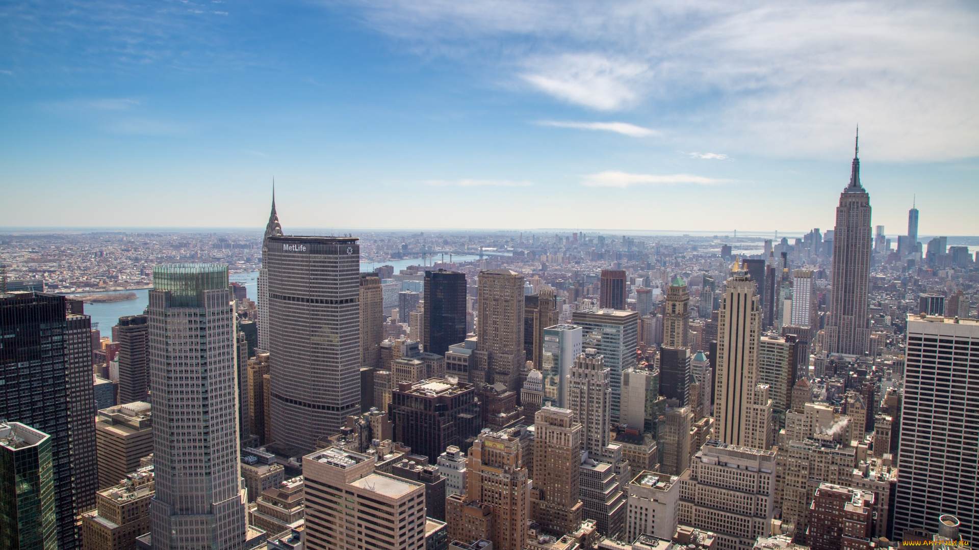 города, нью-йорк, , сша, дома, город