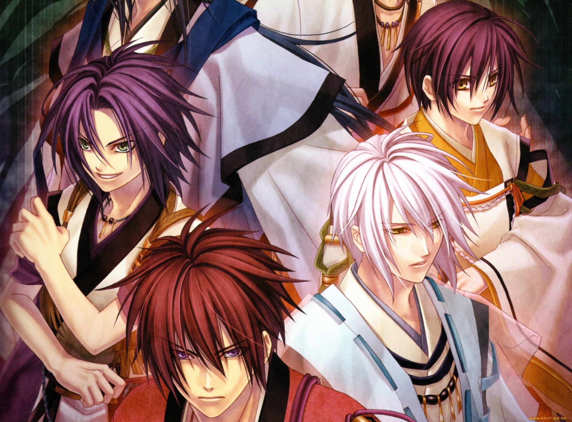 аниме, hiiro, no, kakera, парни