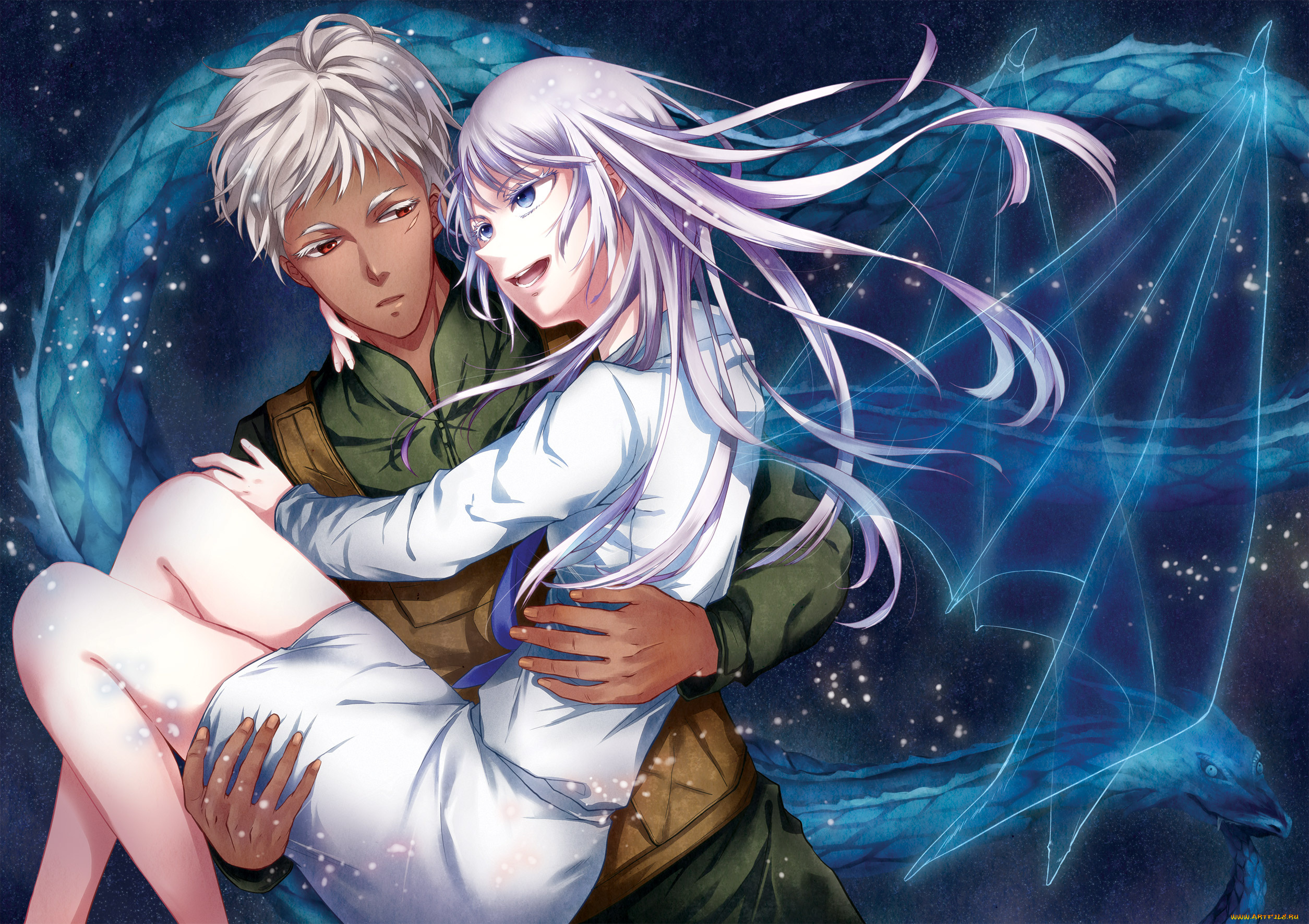 аниме, jormungand, пара