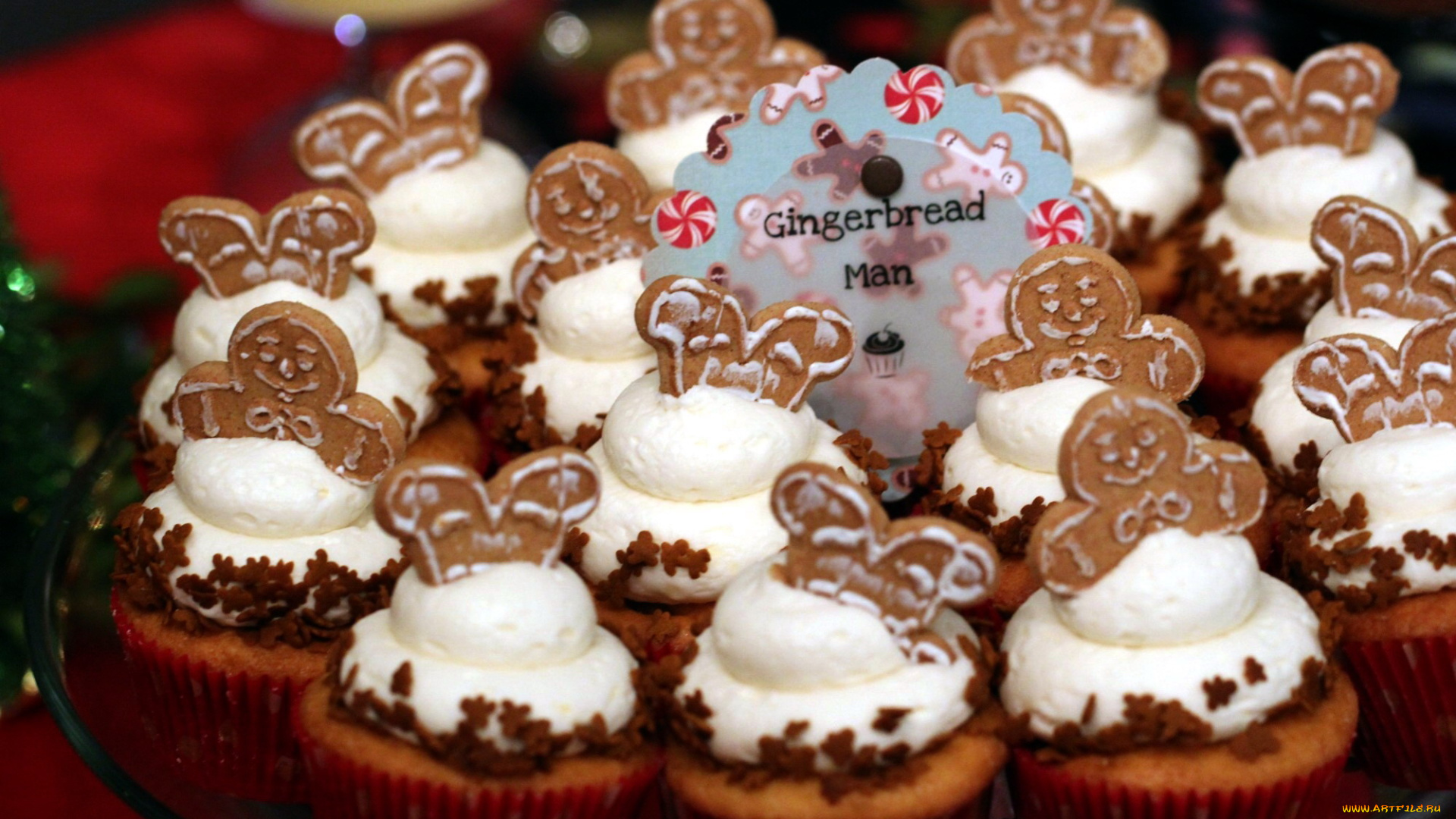 еда, пирожные, , кексы, , печенье, капкейки, украшение, имбирное