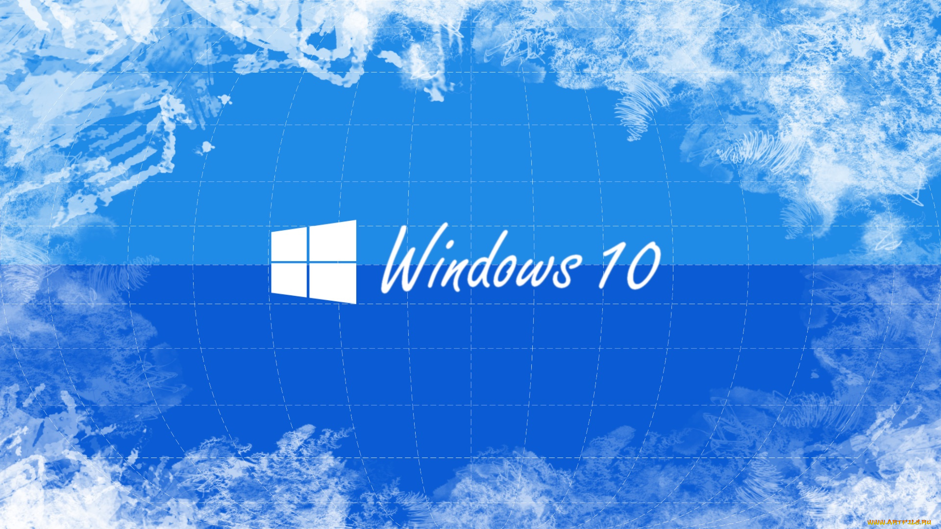 компьютеры, windows, , 10, логотип, фон