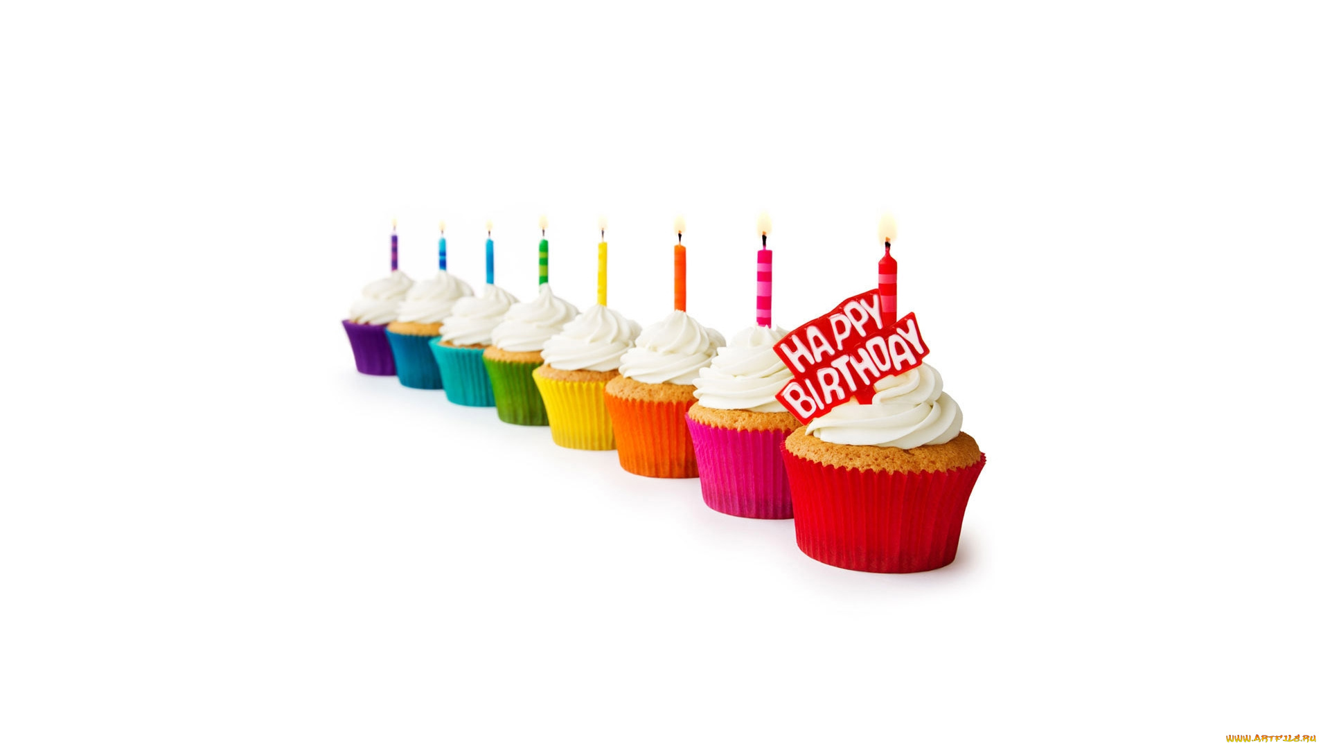 праздничные, день, рождения, свечи