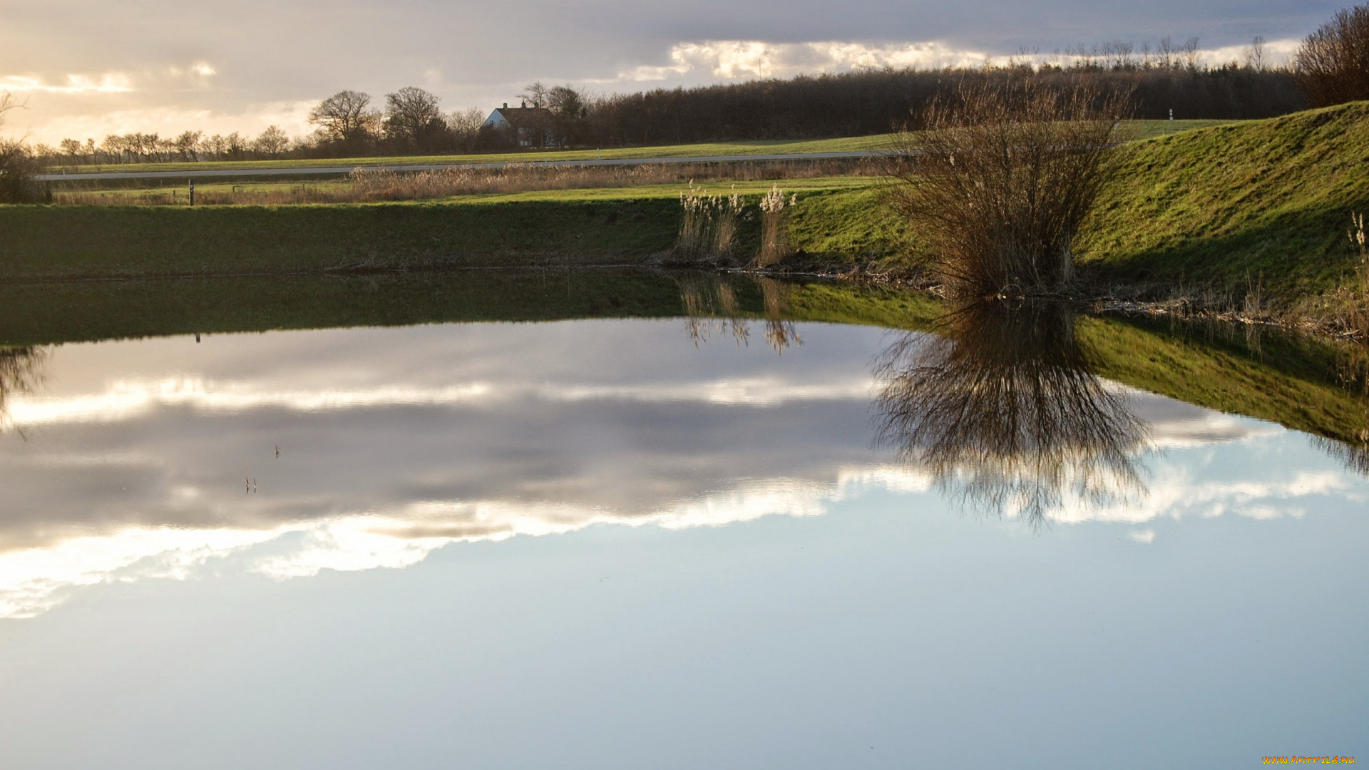 природа, реки, озера, вода, отражение