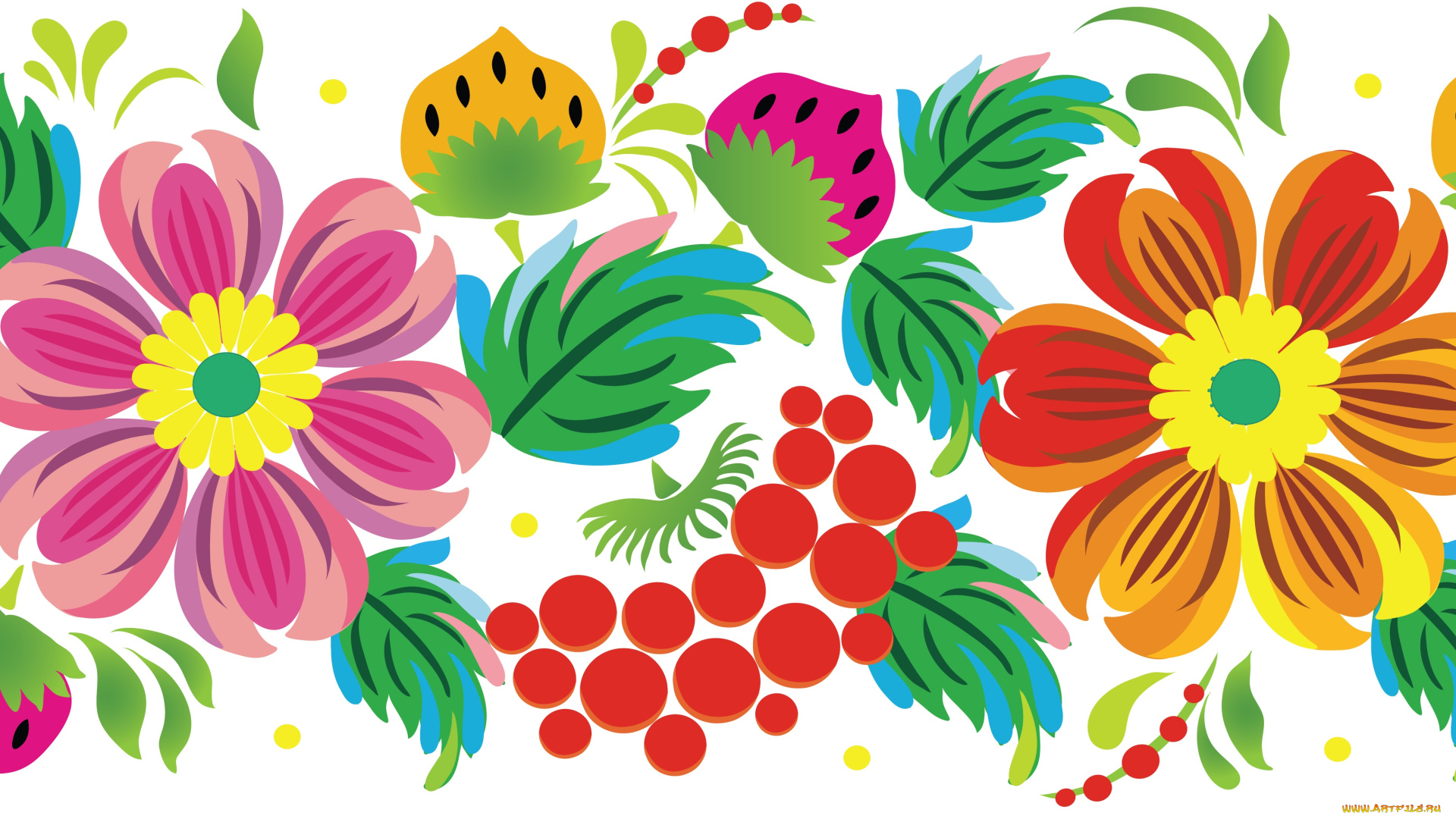 векторная, графика, цветы, , flowers, цветы, фон