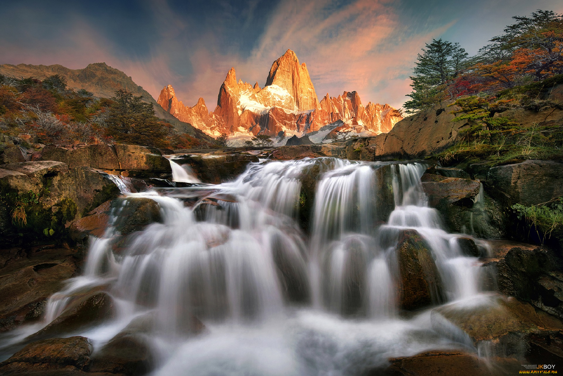 природа, водопады, водопад