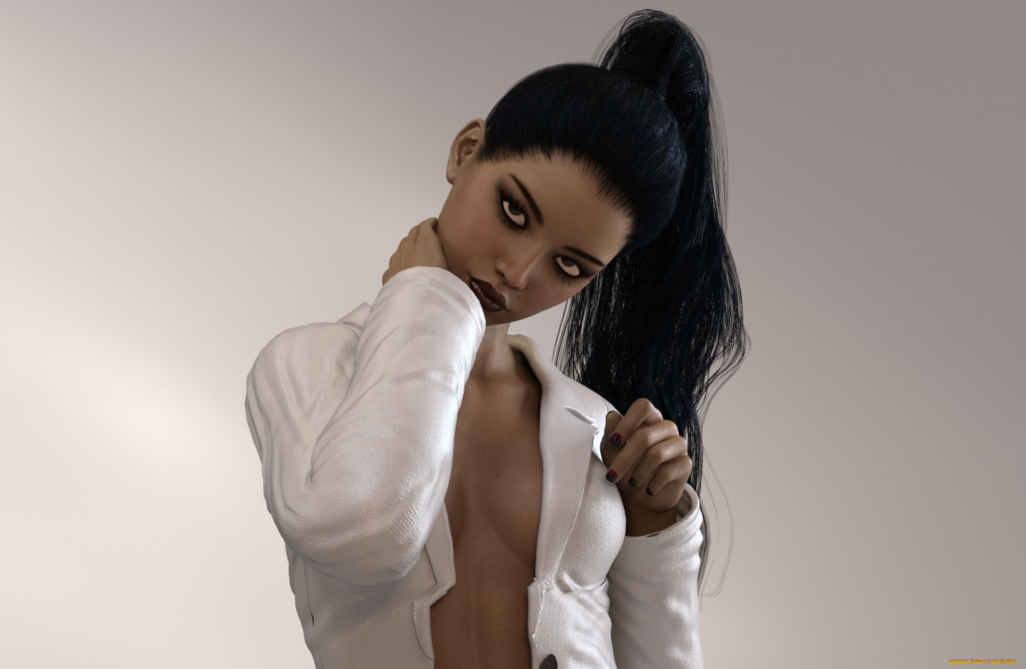 3д, графика, люди, , people, девушка, фон, взгляд