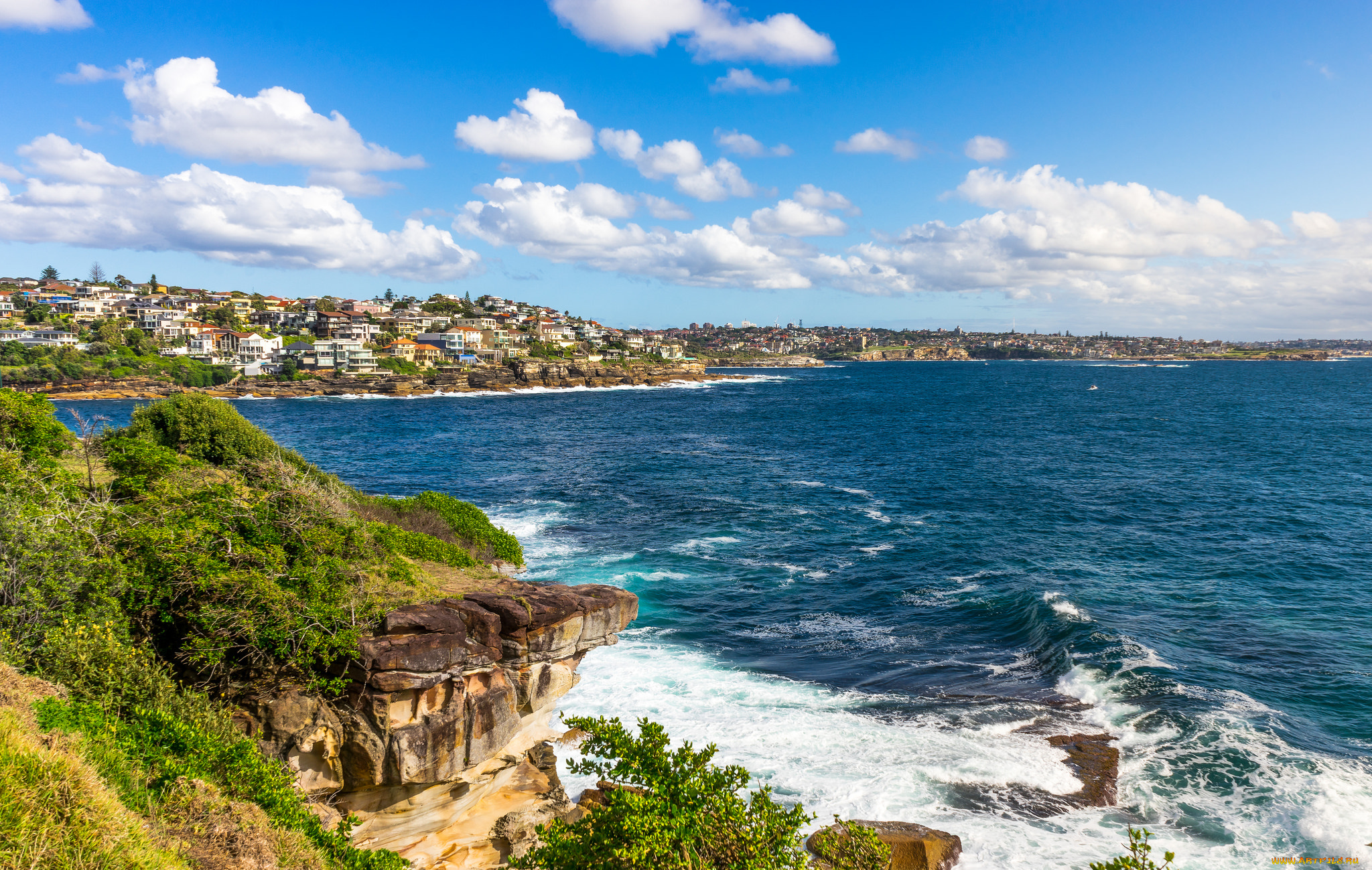 города, -, пейзажи, побережье