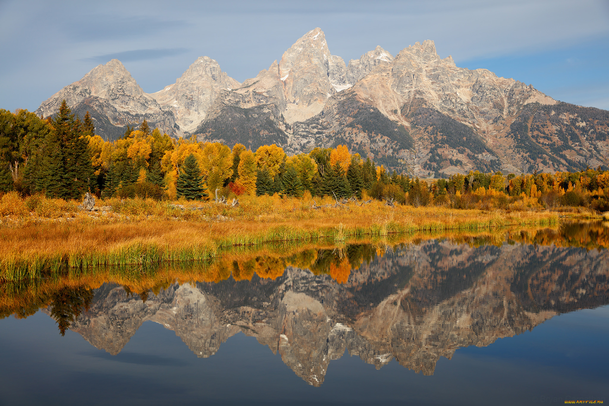природа, реки, озера, горы, деревья, река