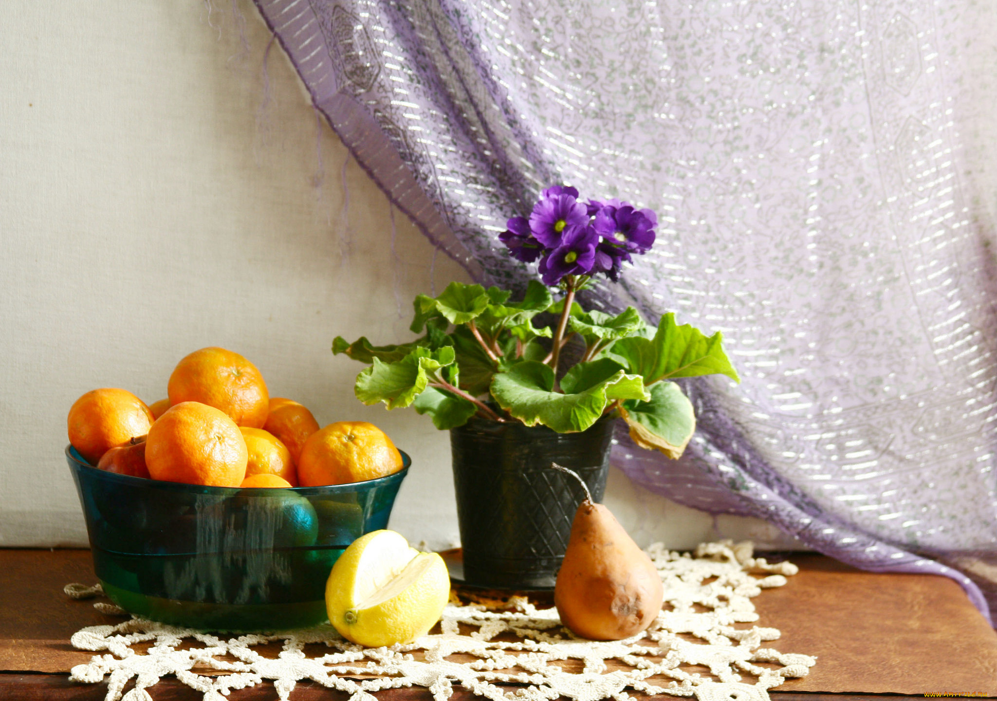 еда, натюрморт, фрукты, цветы
