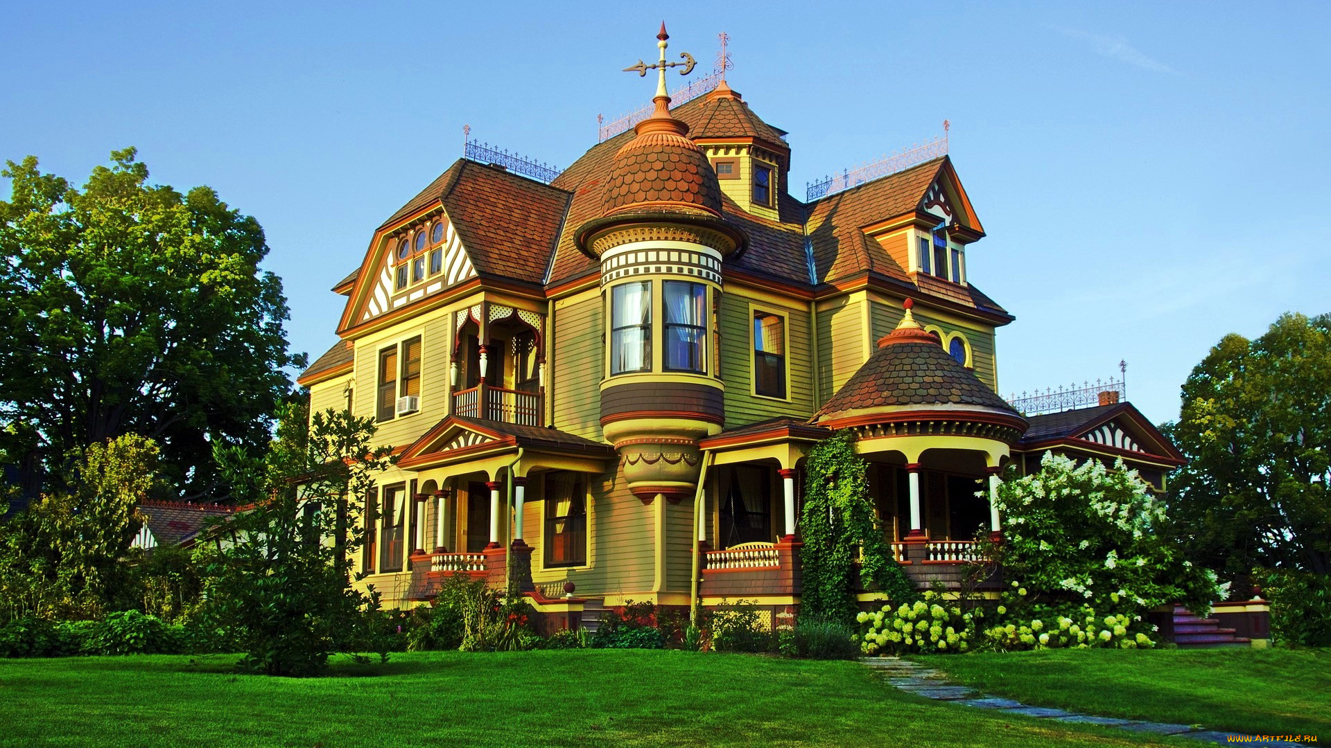 города, -, здания, , дома, жилой, дом