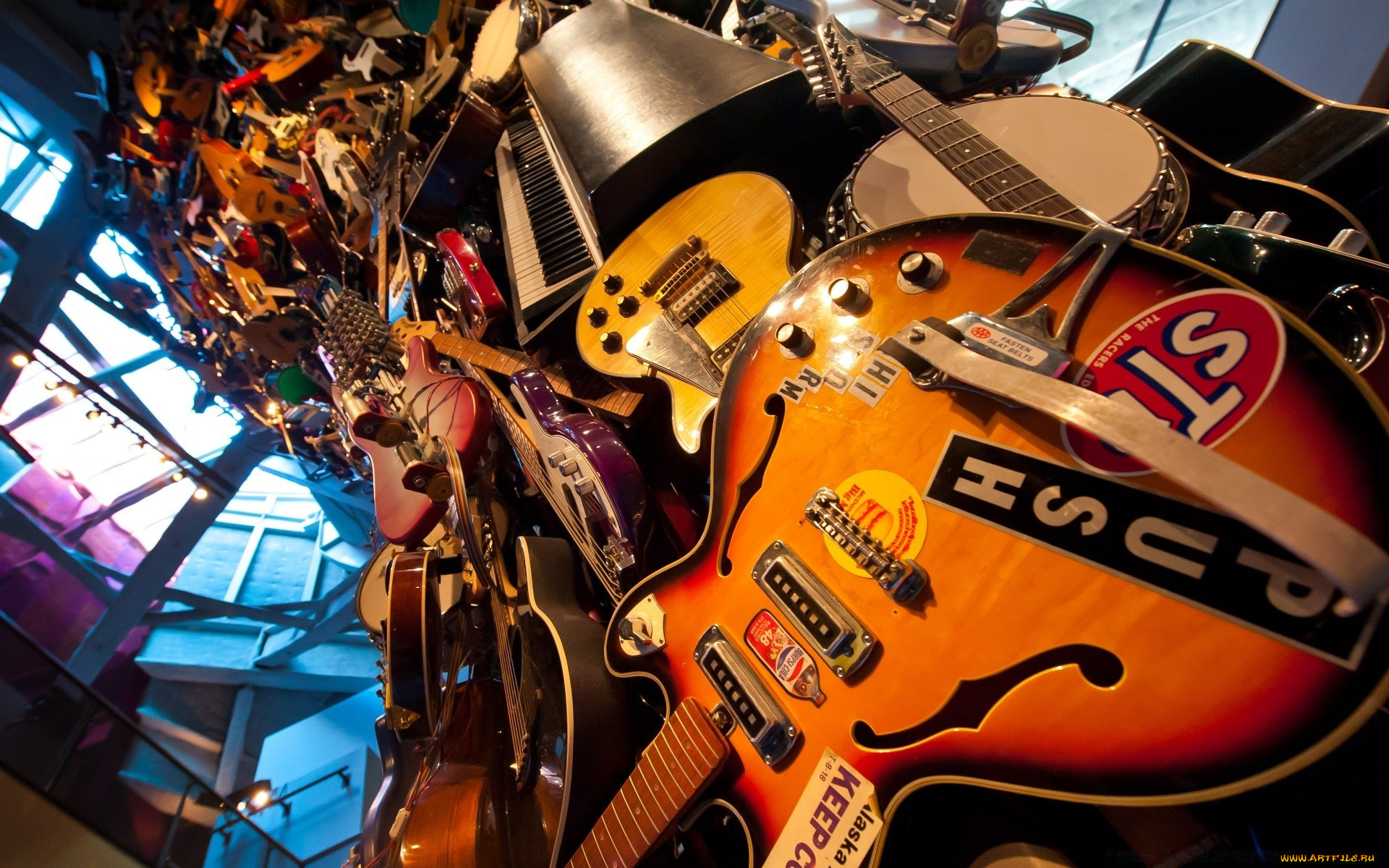 музыка, -музыкальные, инструменты, гитара