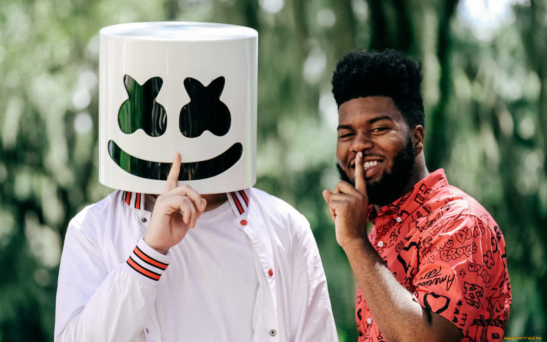 музыка, -временный, мужчина, двое, маска, диджей