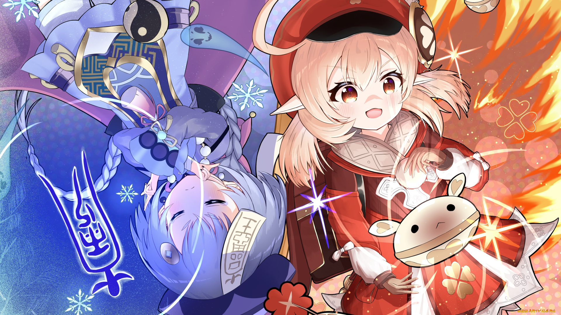 аниме, genshin, impact, genshin, impact