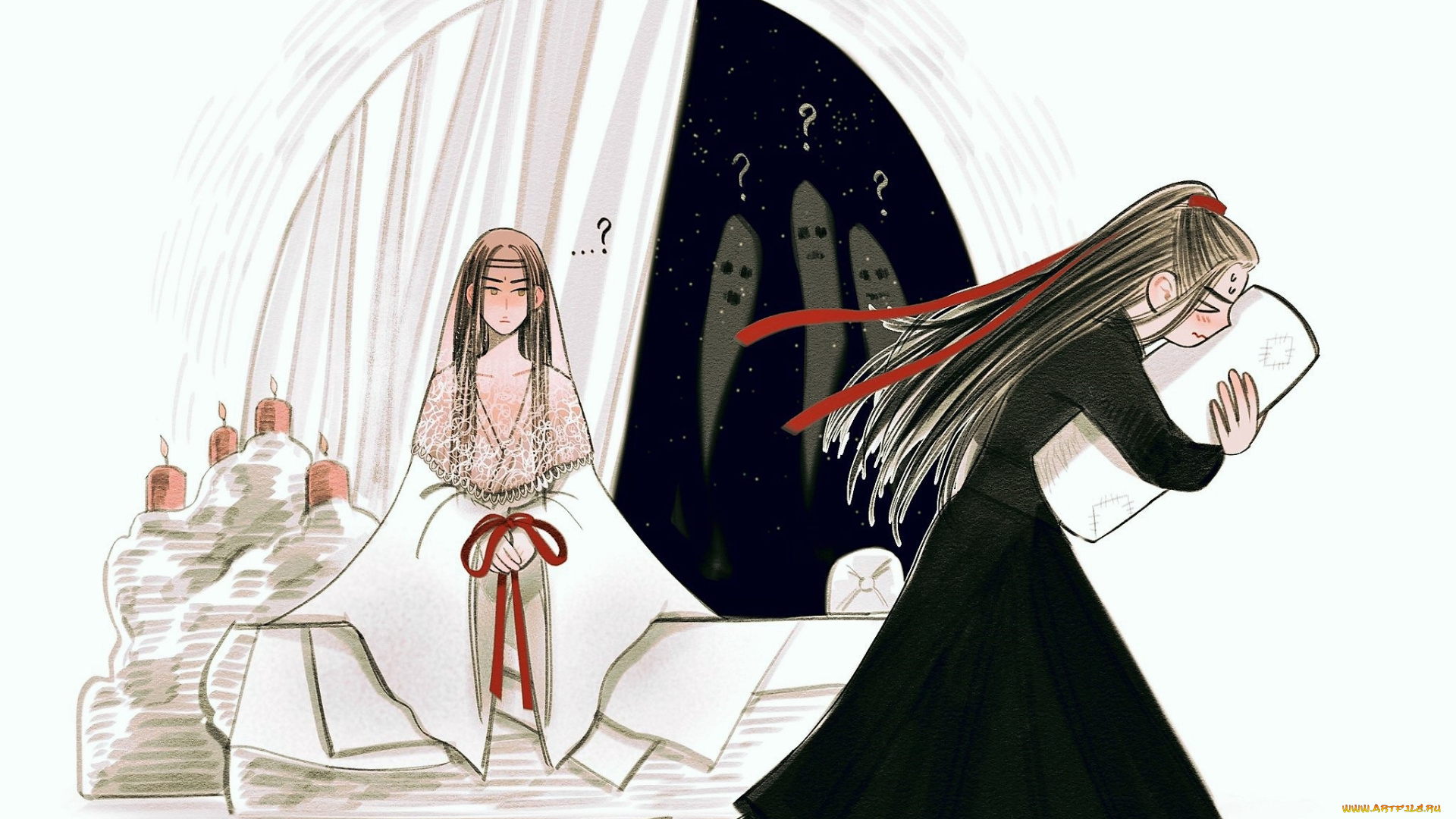 аниме, mo, dao, zu, shi, вэй, усянь, лань, ванцзи