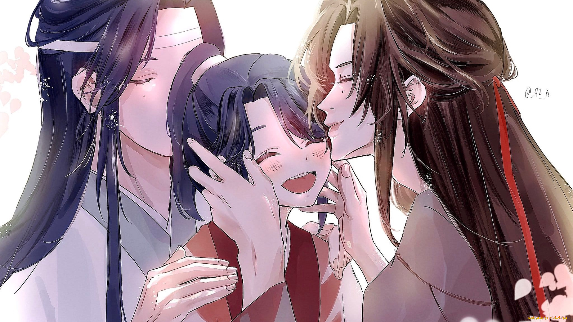 аниме, mo, dao, zu, shi, вэй, усянь, лань, ванцзи, а-юань