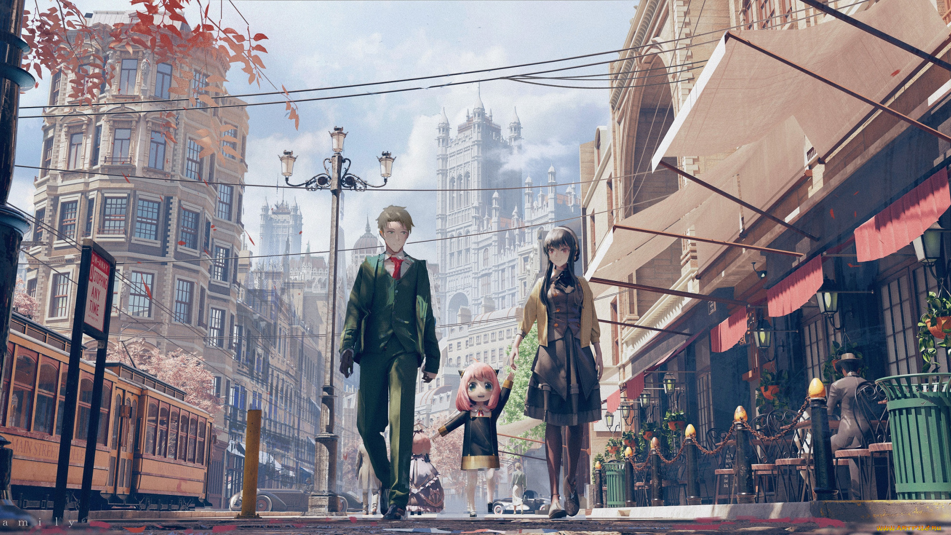 аниме, spy, x, family, шпион, х, семья