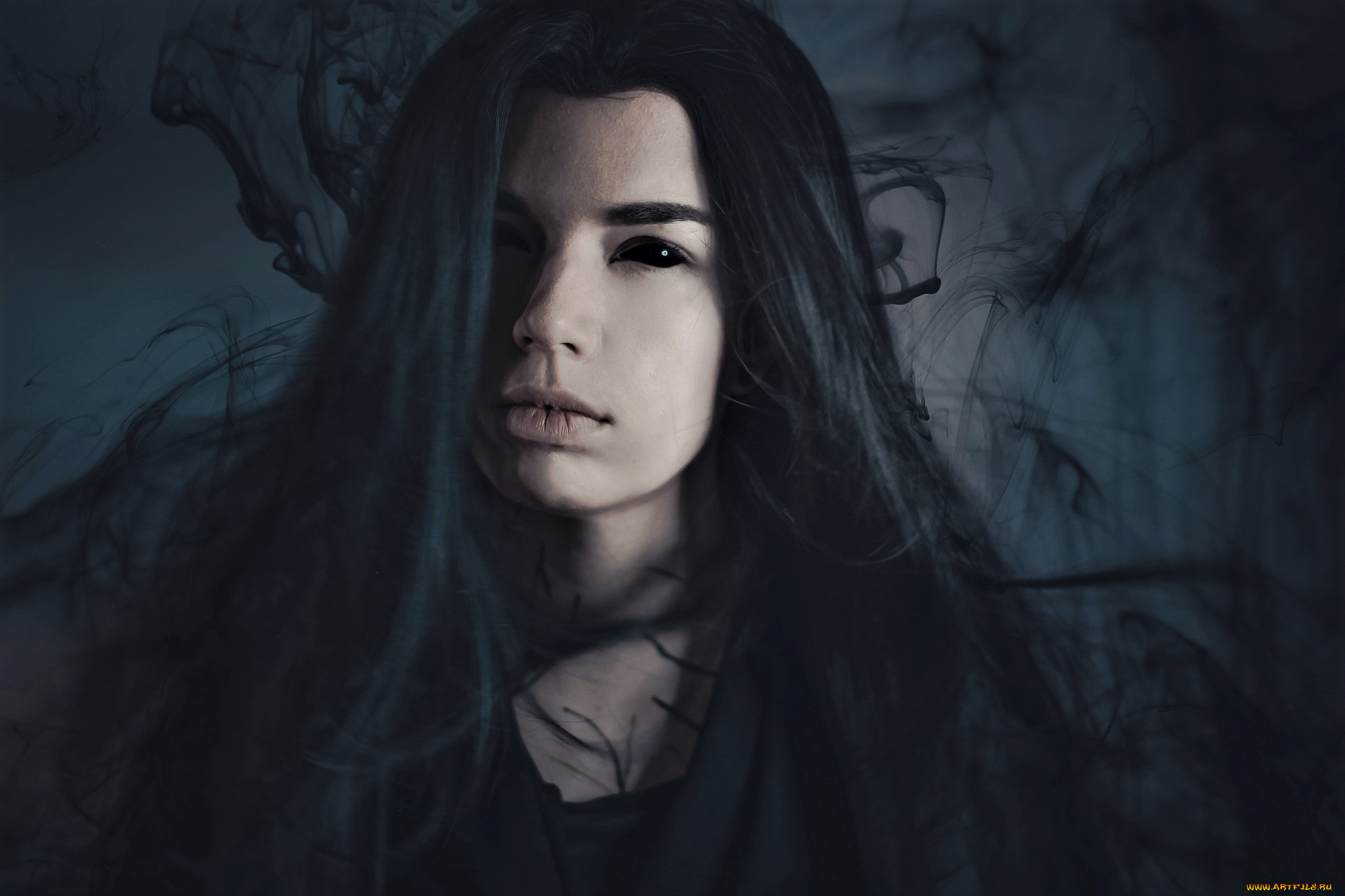 мужчины, -, креатив, , косплей, вэнь, нин, лицо