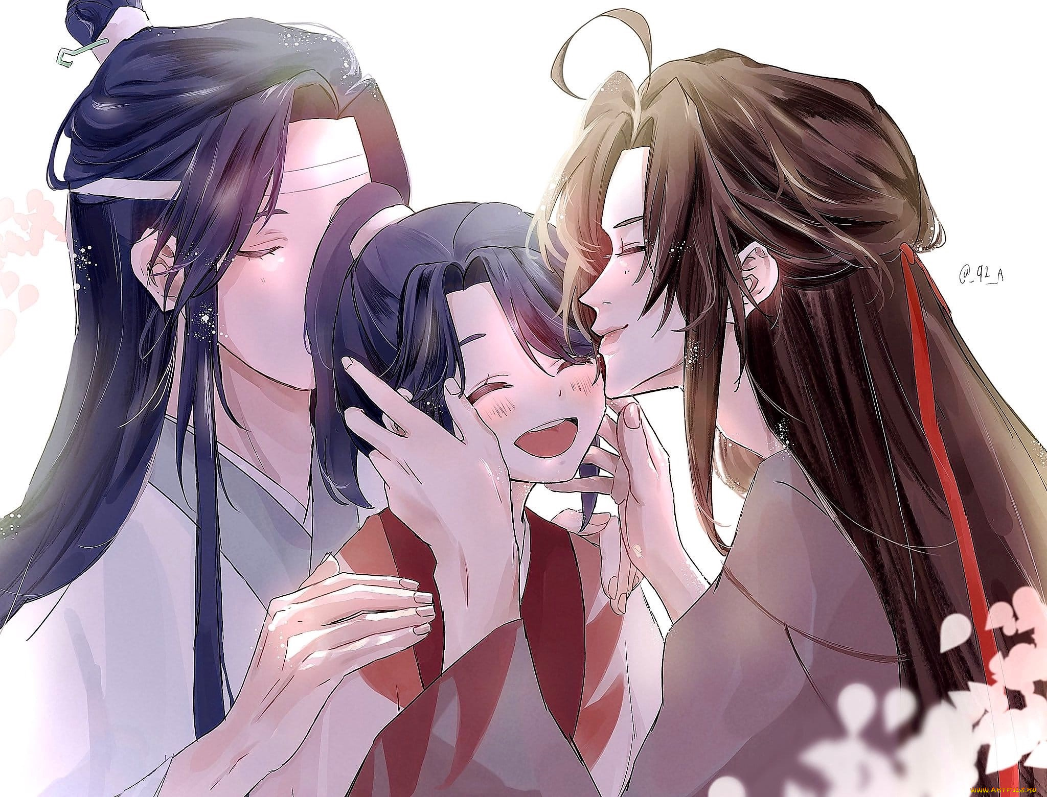 аниме, mo, dao, zu, shi, вэй, усянь, лань, ванцзи, а-юань