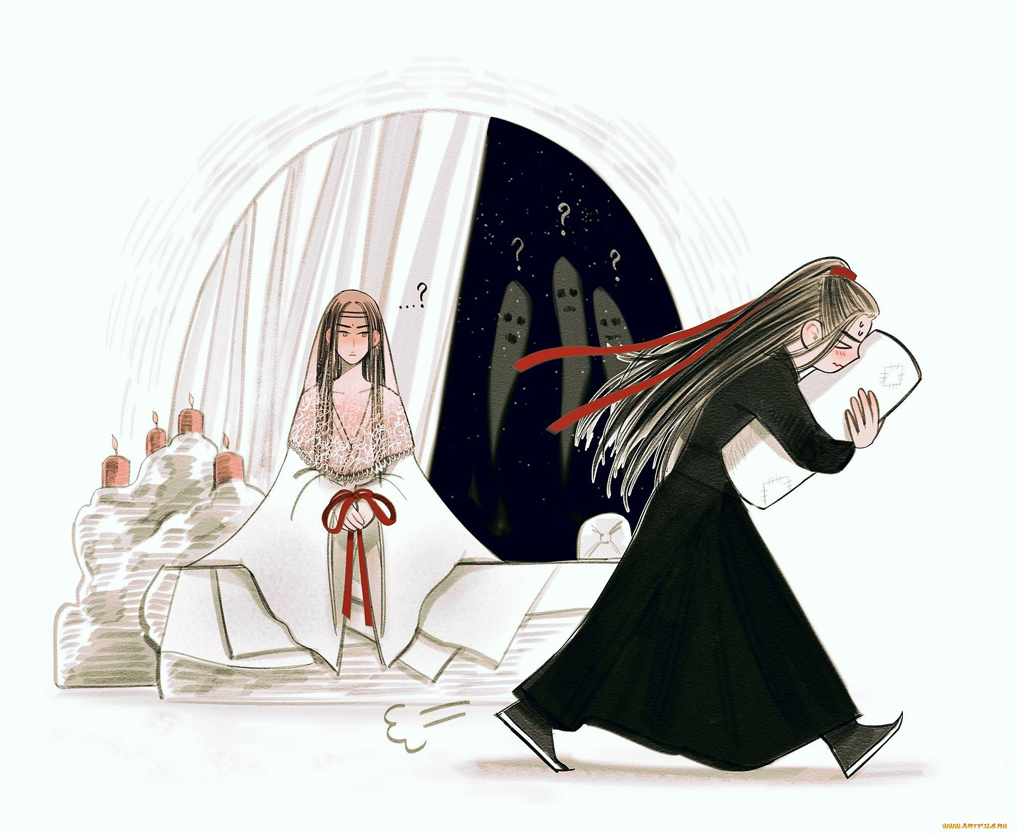 аниме, mo, dao, zu, shi, вэй, усянь, лань, ванцзи