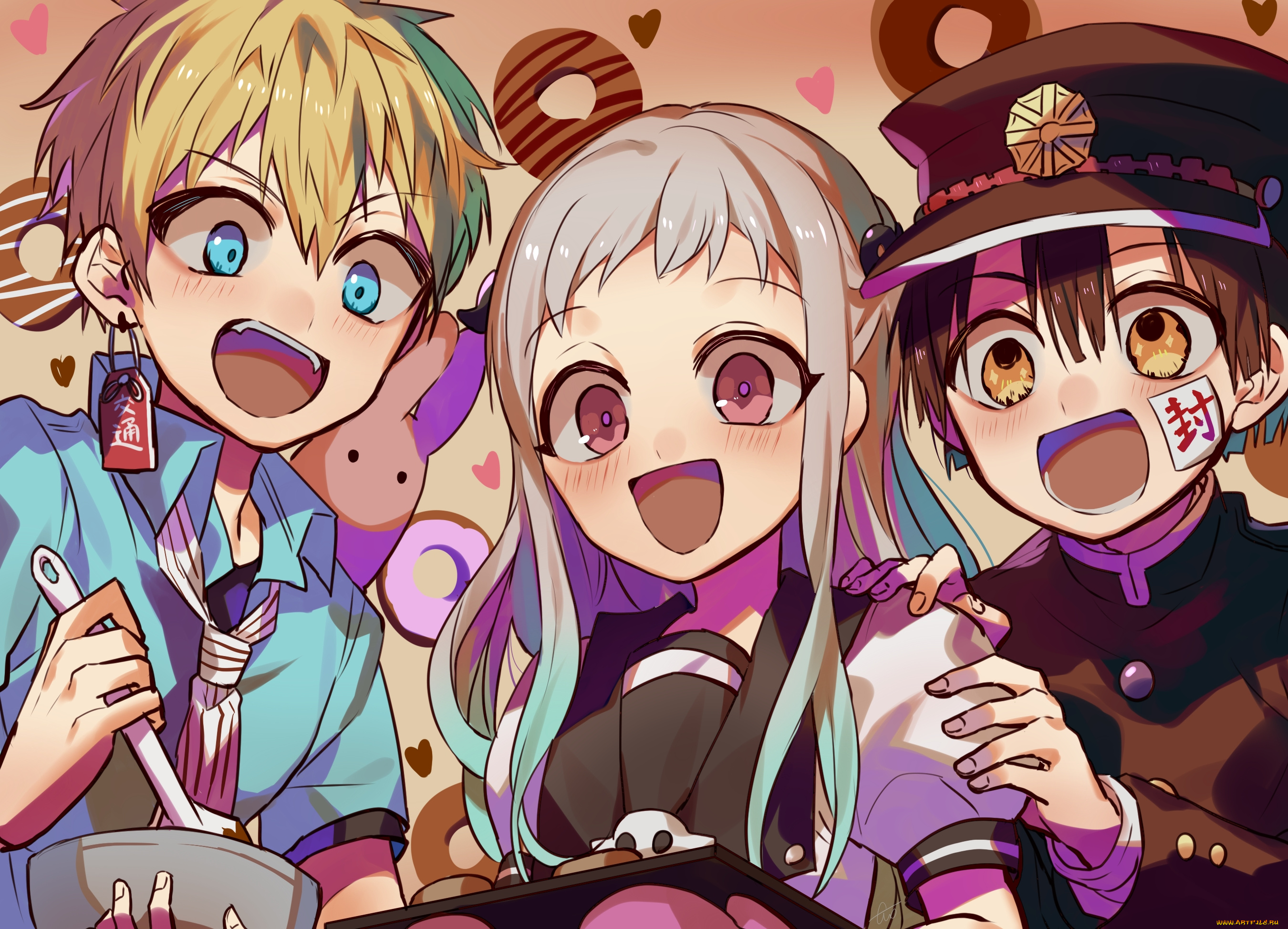 аниме, jibaku, shounen, hanako-kun, jibaku, shounen, hanako, kun