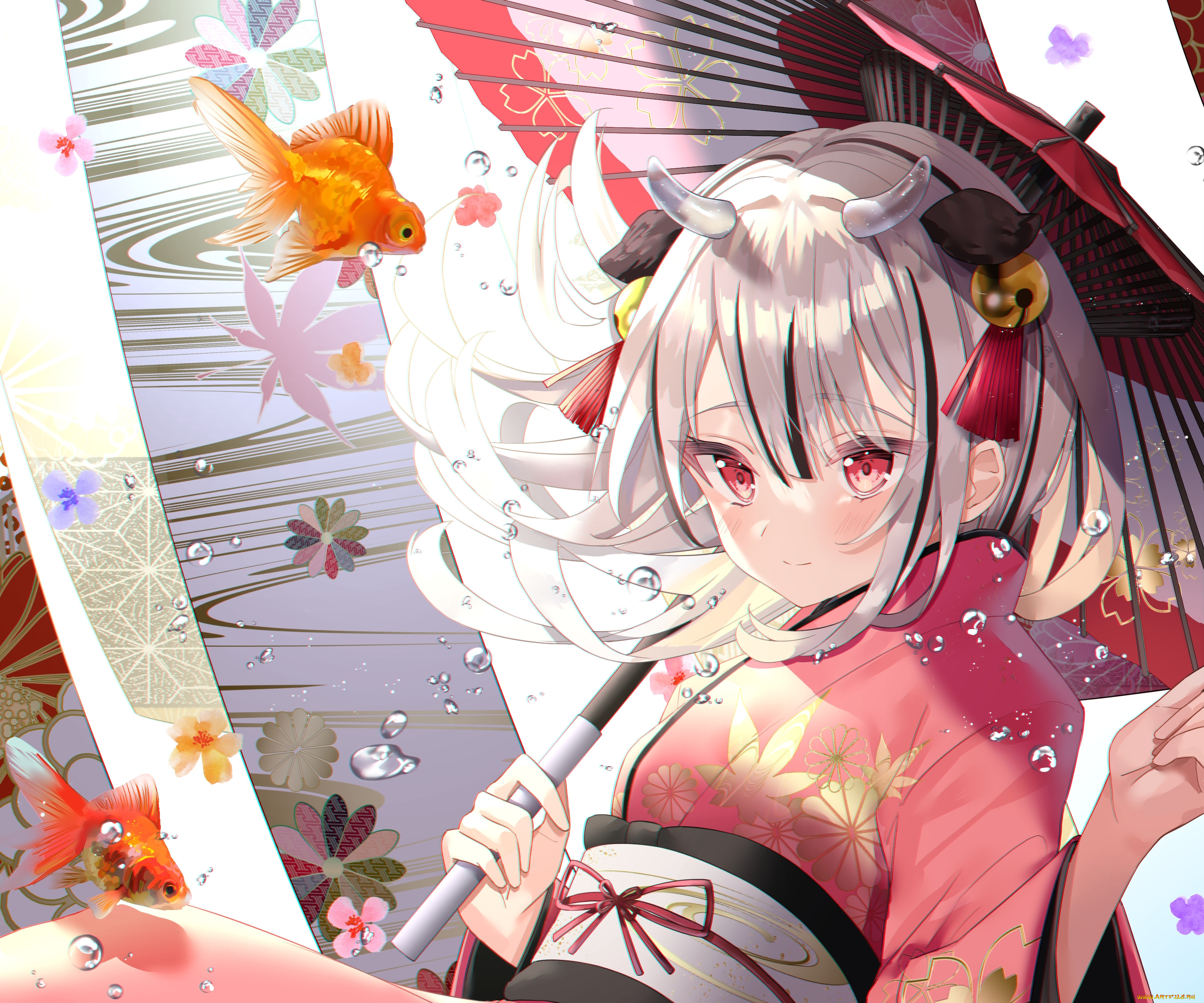 аниме, животные, , существа, девушка