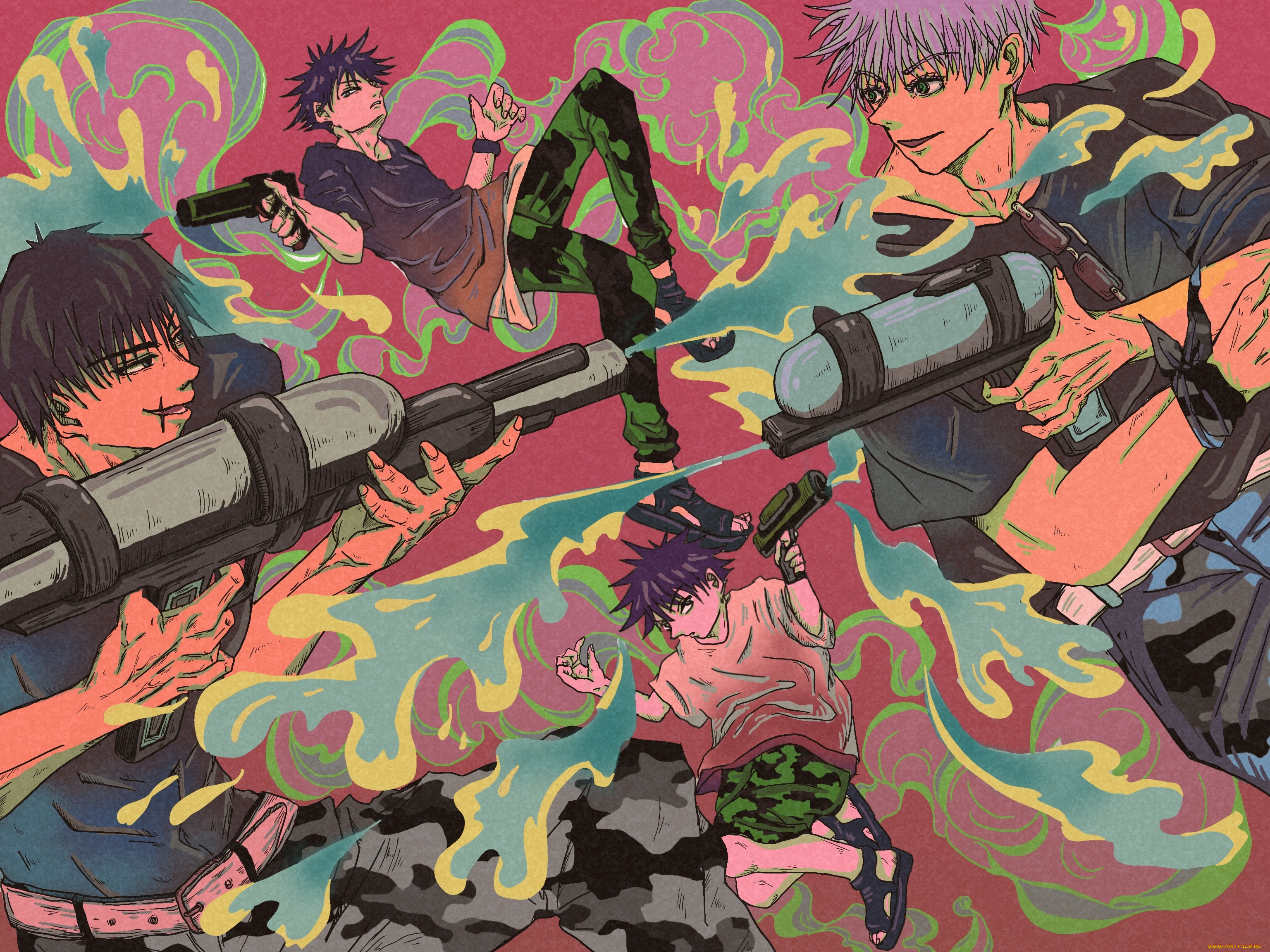 аниме, jujutsu, kaisen, jujutsu, kaisen