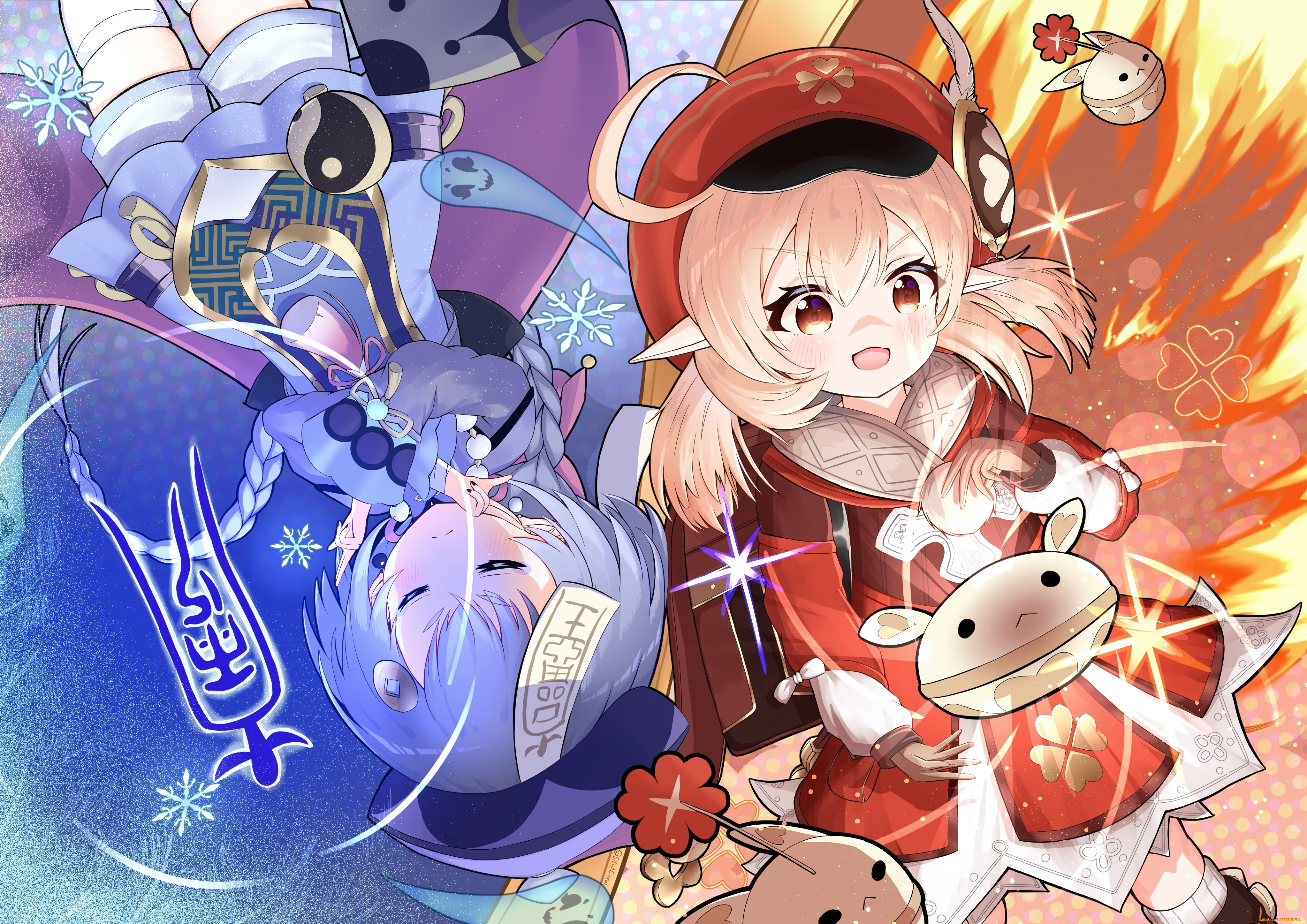 аниме, genshin, impact, genshin, impact