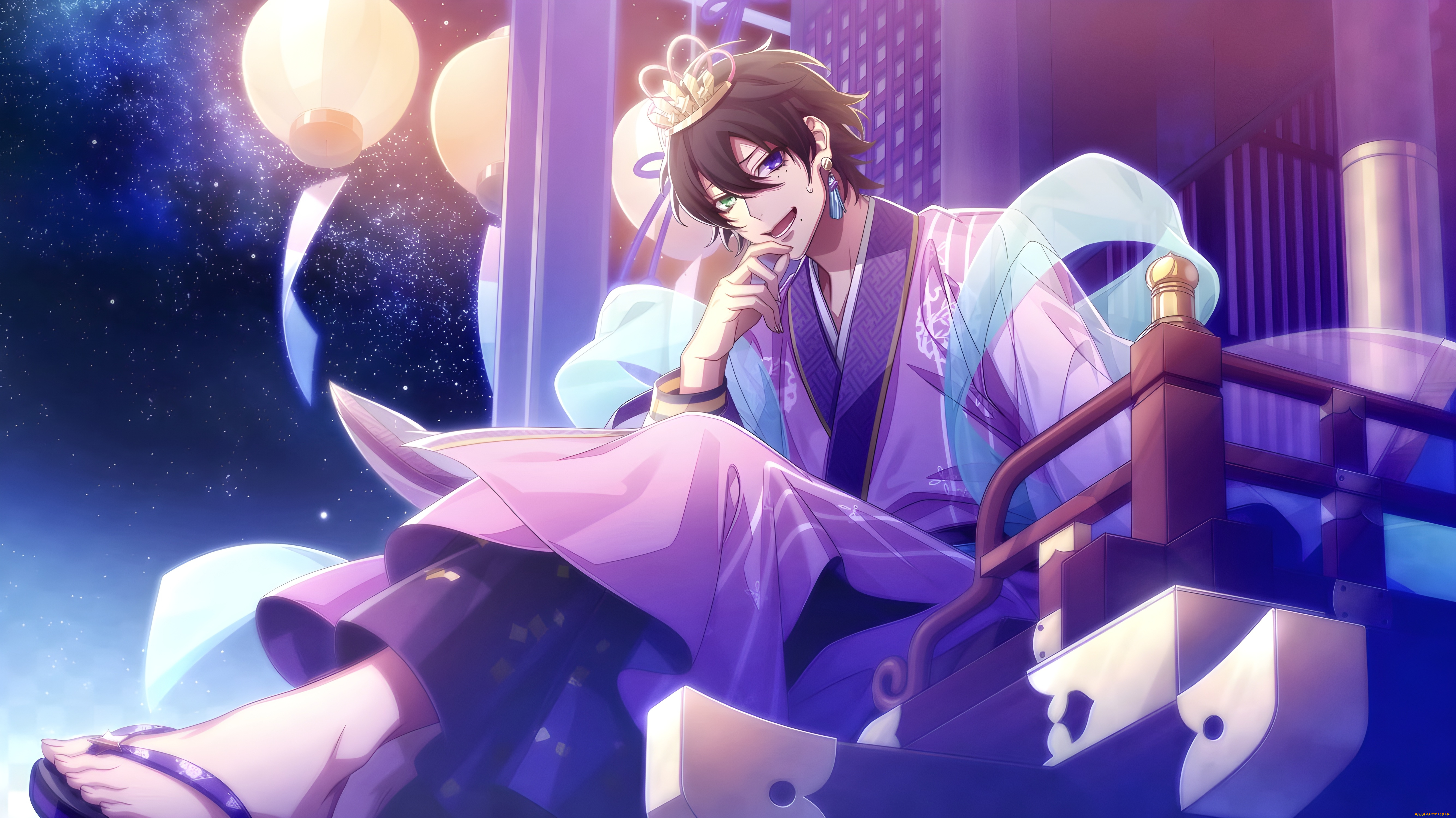 аниме, hypnosis, mic, hypnosis, mic