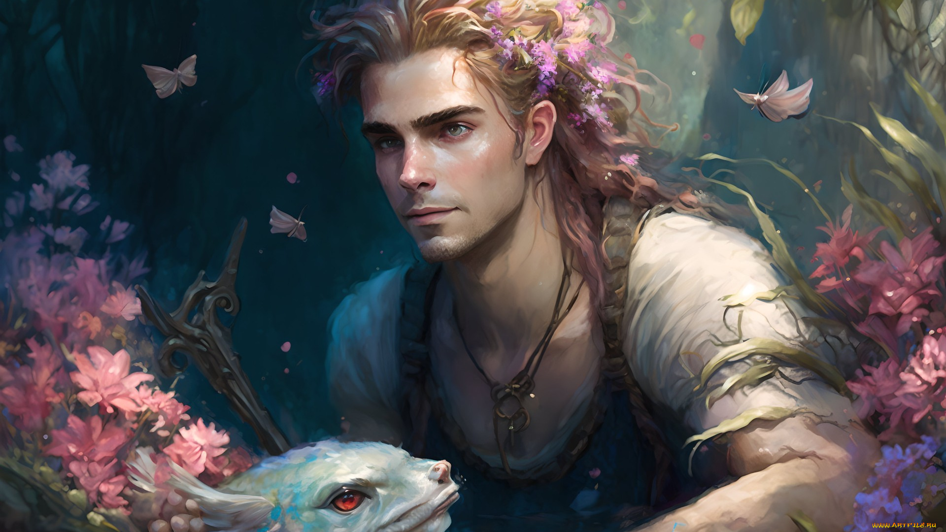 фэнтези, люди, нейросети, графика, нейроарт, ai, art, нейронные, сети, рисунки, нейро, искусство, парень