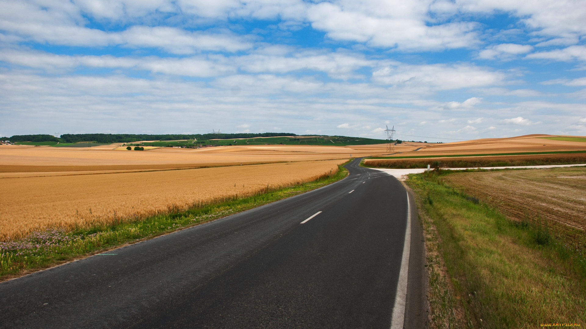 природа, дороги, шоссе