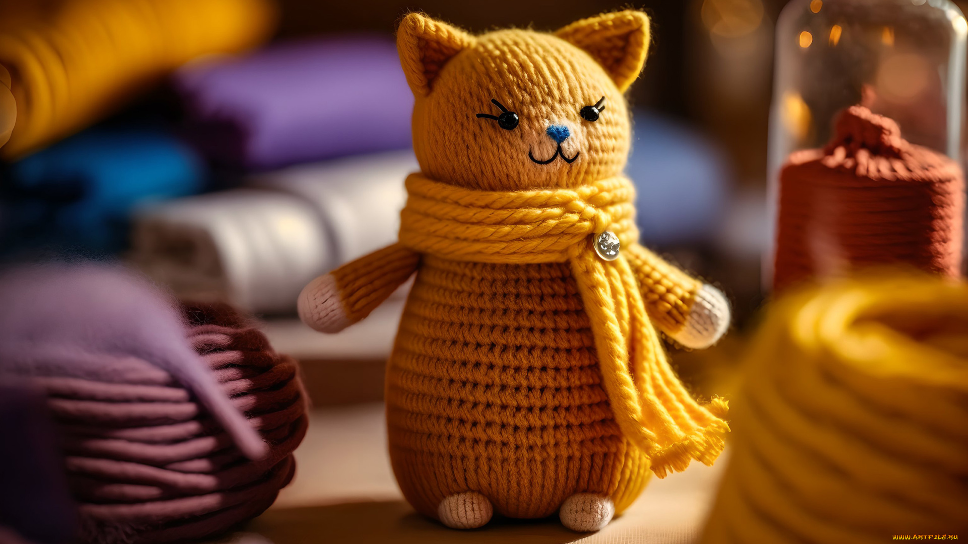 разное, ремесла, , поделки, , рукоделие, нейросети, графика, нейроарт, ai, art, нейронные, сети, рисунки, нейро, искусство, вязаный, кот