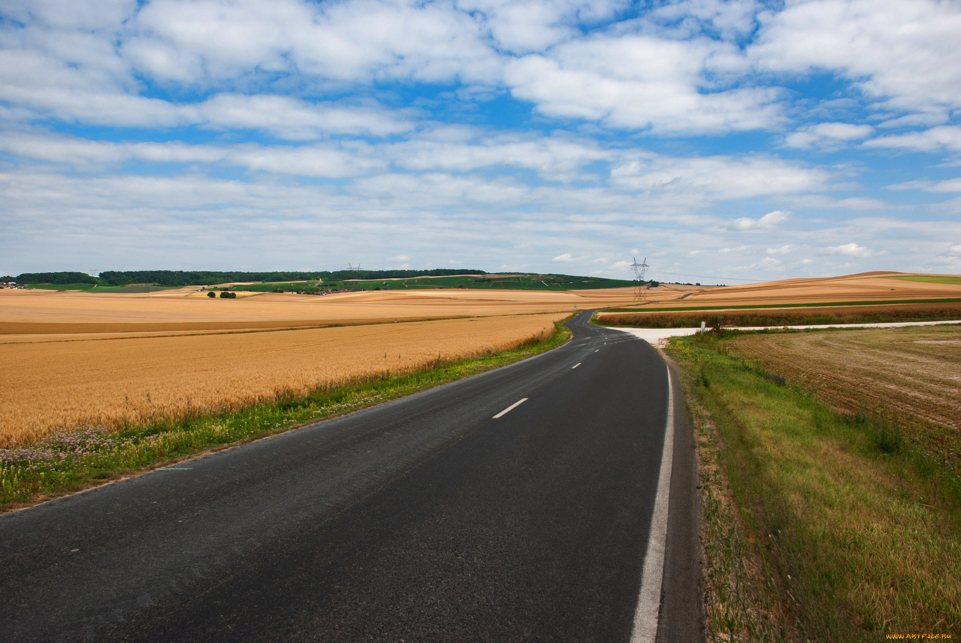 природа, дороги, шоссе