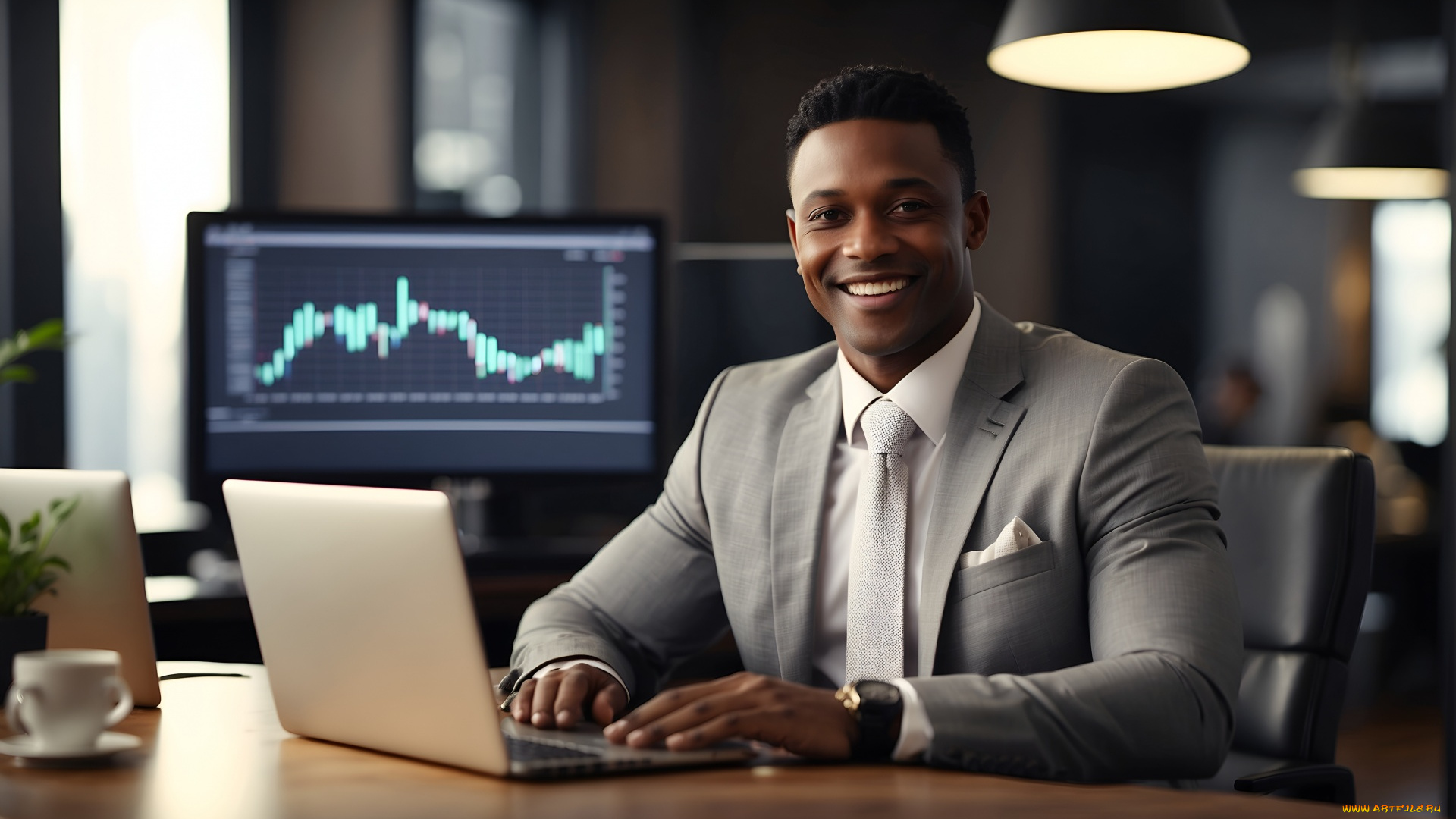 3д, графика, люди, , people, улыбающийся, мужчина, бизнесмен