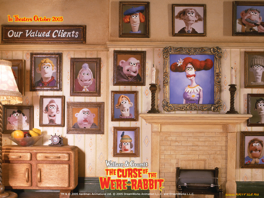 the, wallace, and, gromit, movie, curse, of, wererabbit, мультфильмы, in, were, rabbit