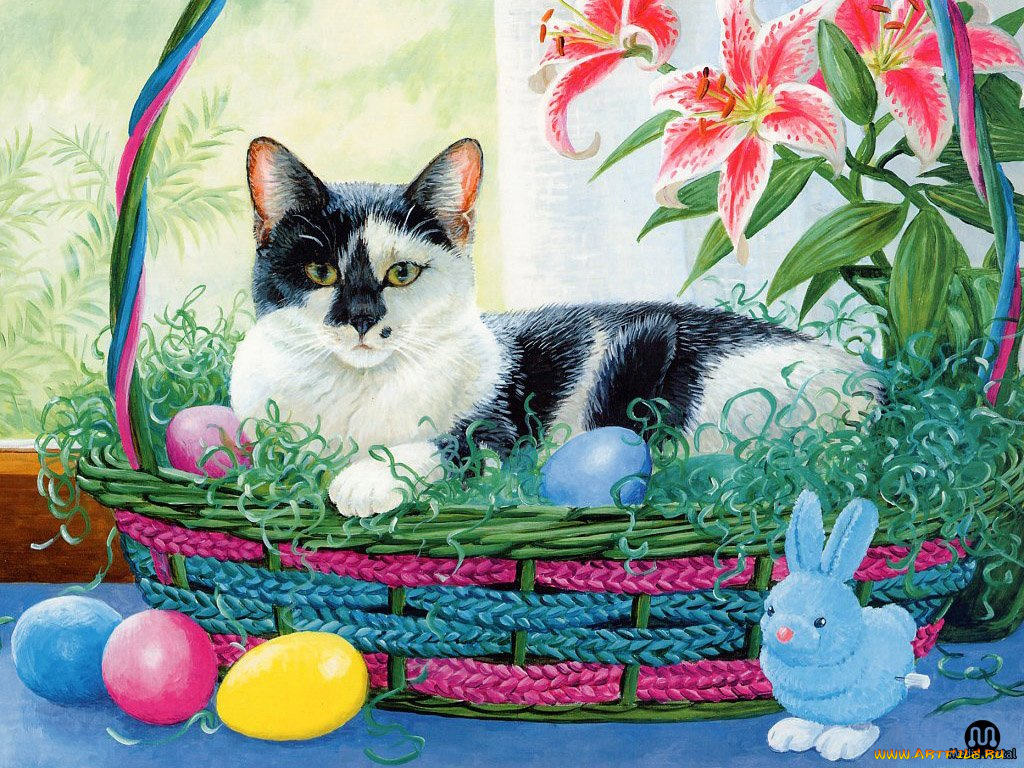 рисованные, животные