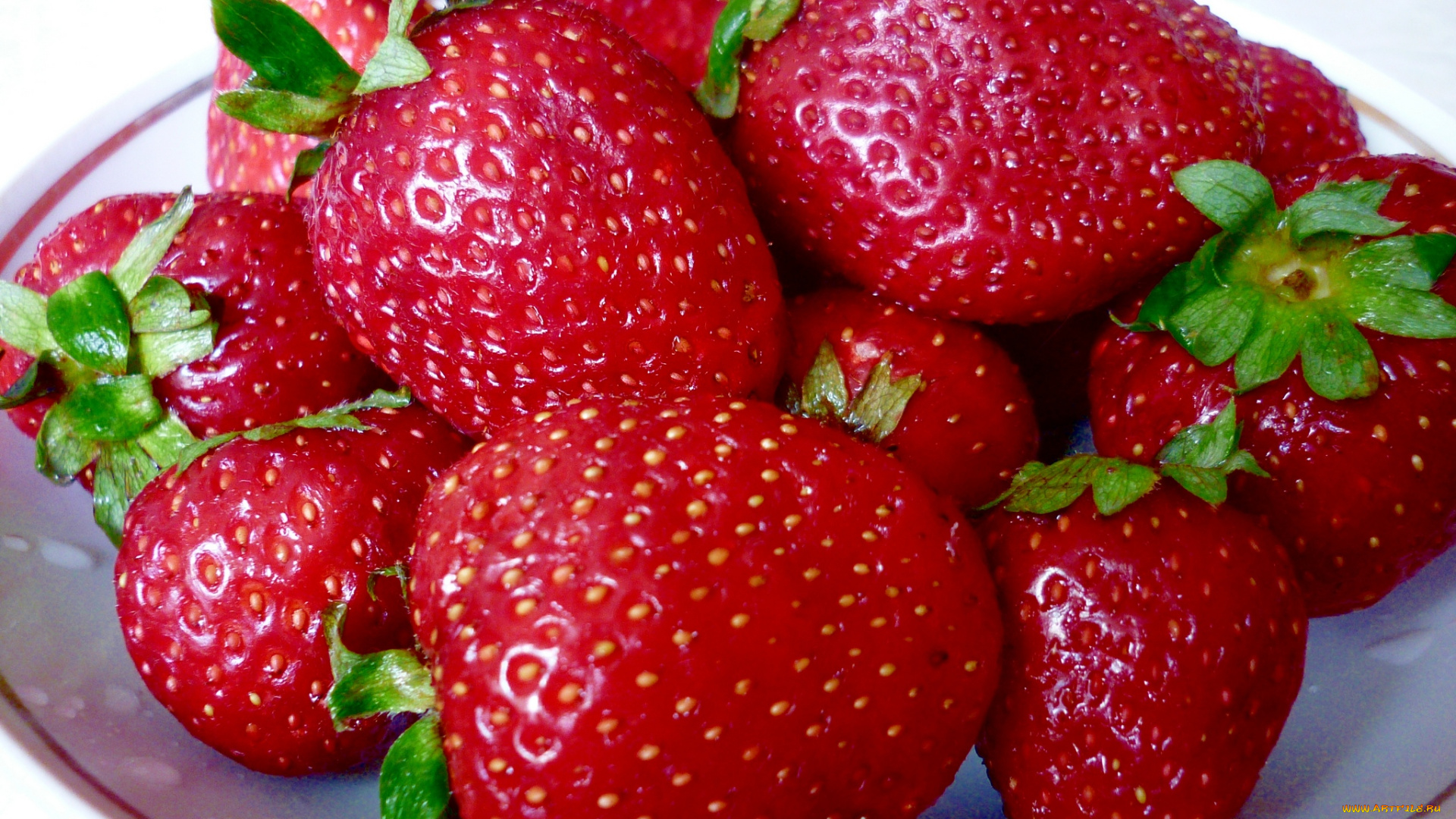 еда, клубника, земляника