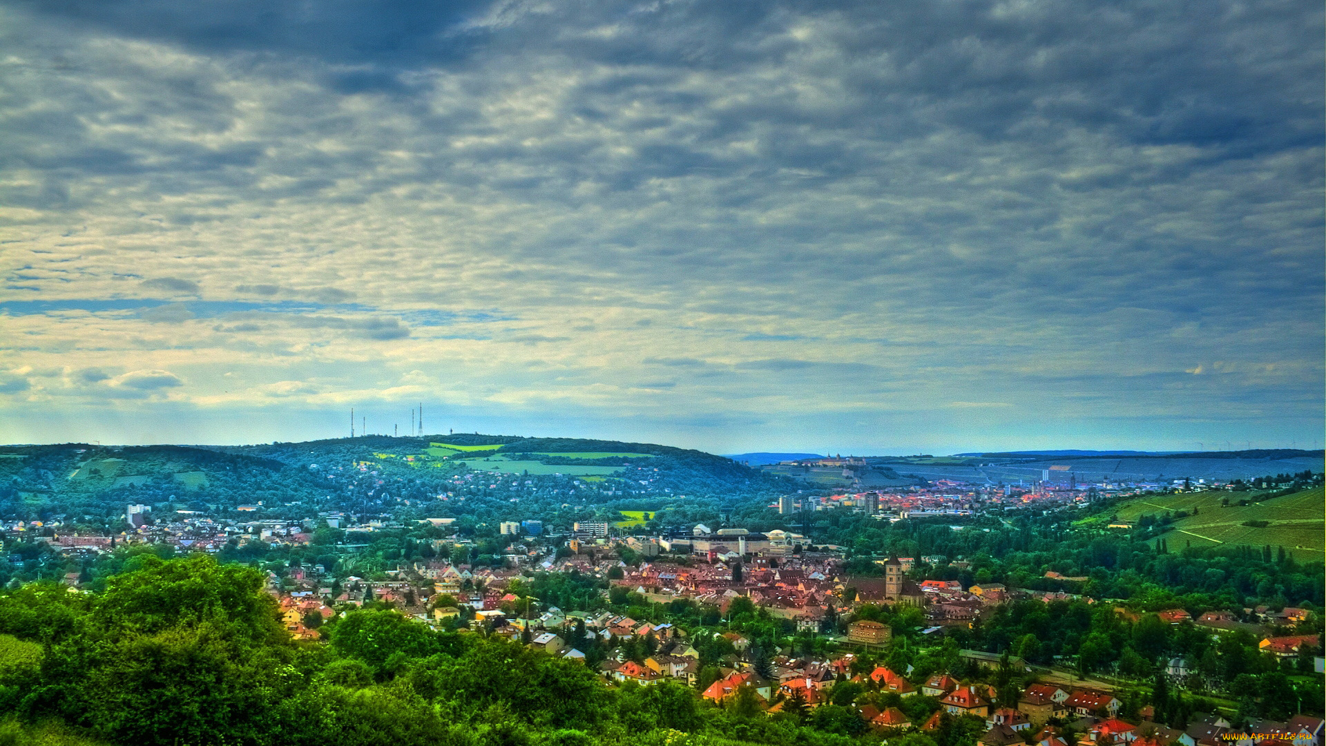 города, пейзажи