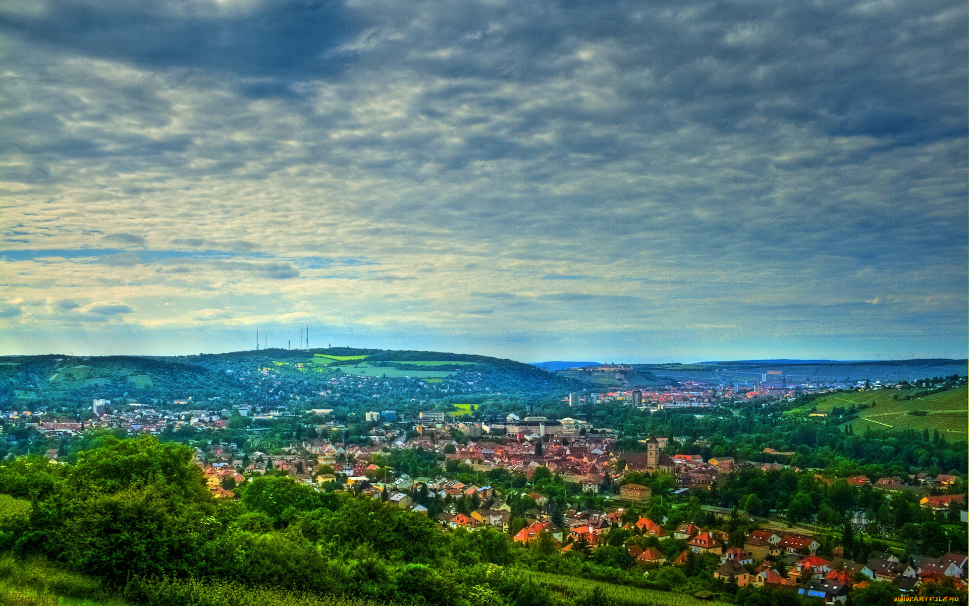 города, пейзажи