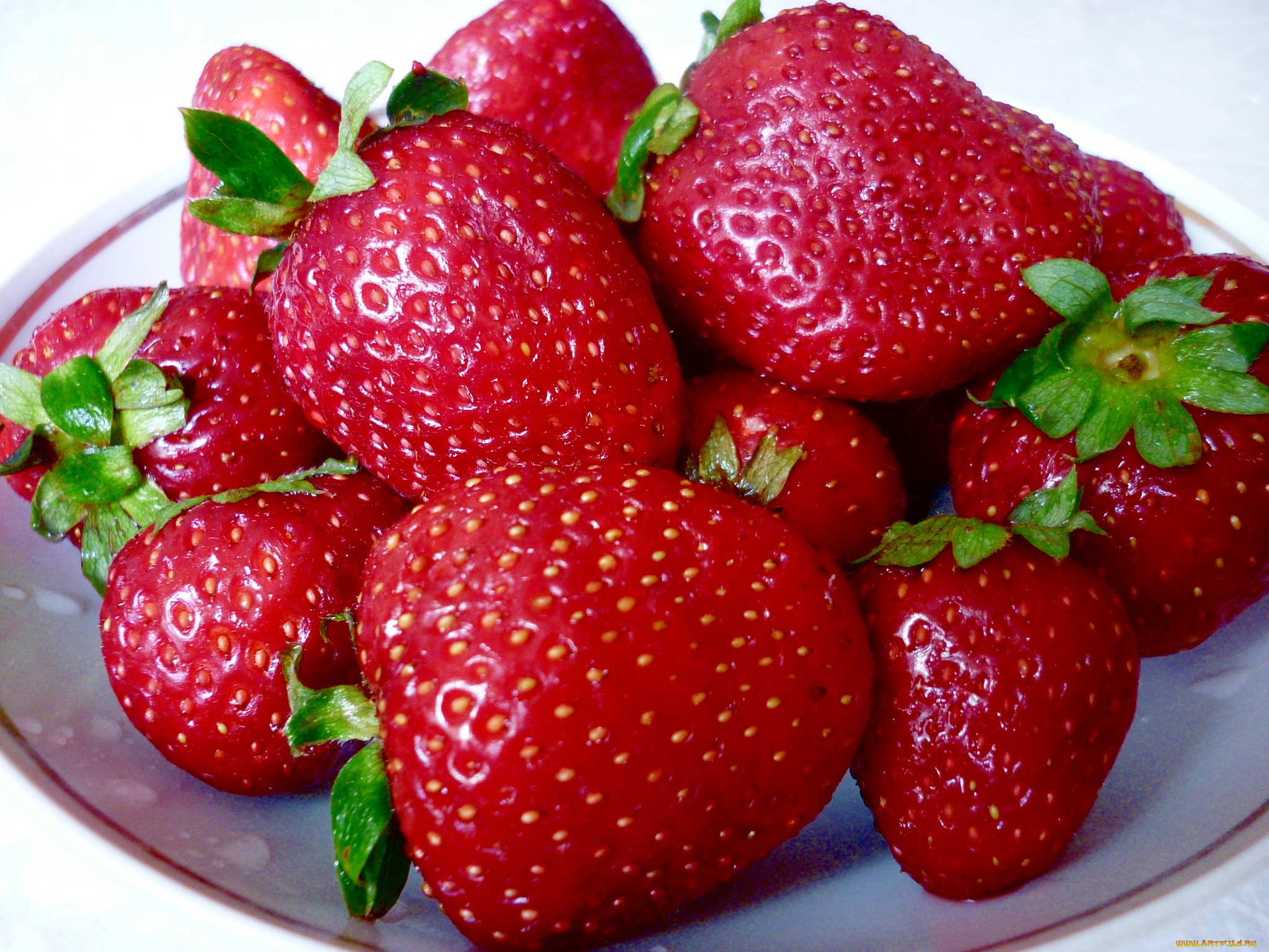 еда, клубника, земляника