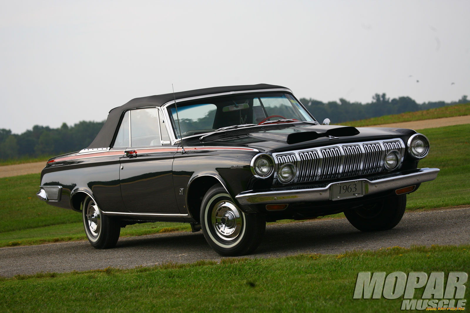 1963, dodge, polara, 500, convertible, автомобили
