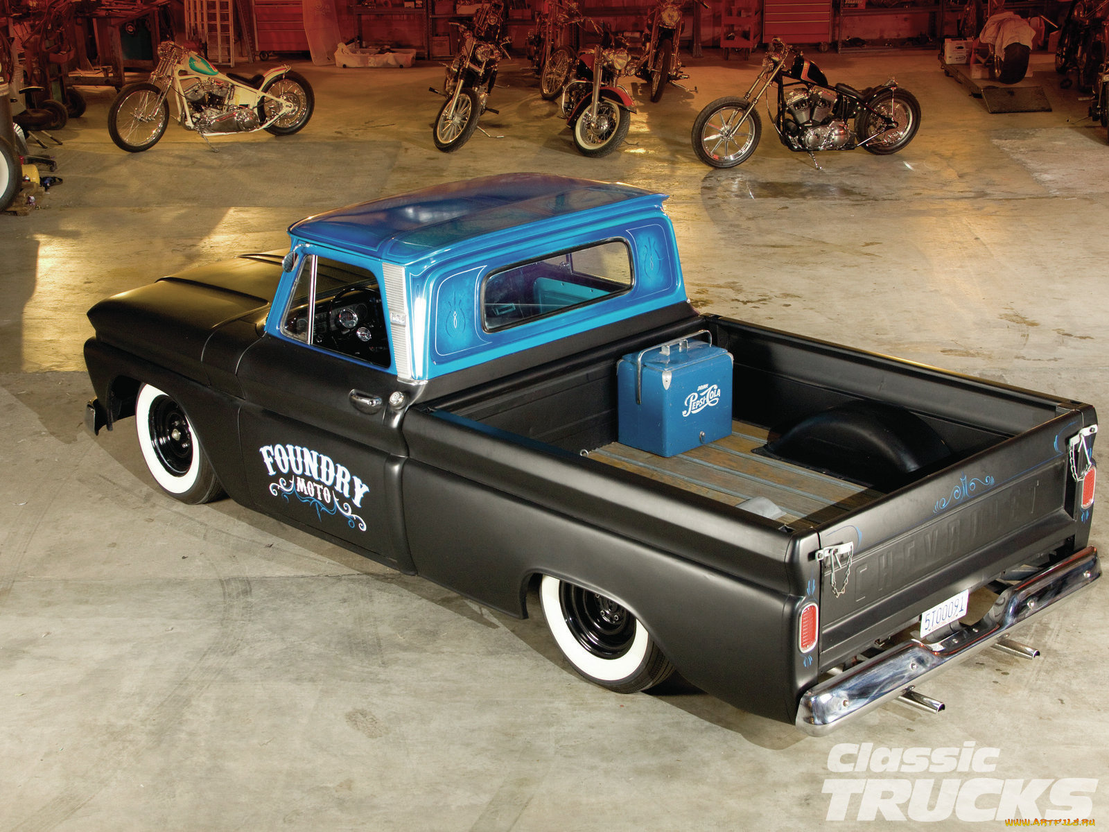 1964, chevrolet, c10, автомобили, custom, pick, up