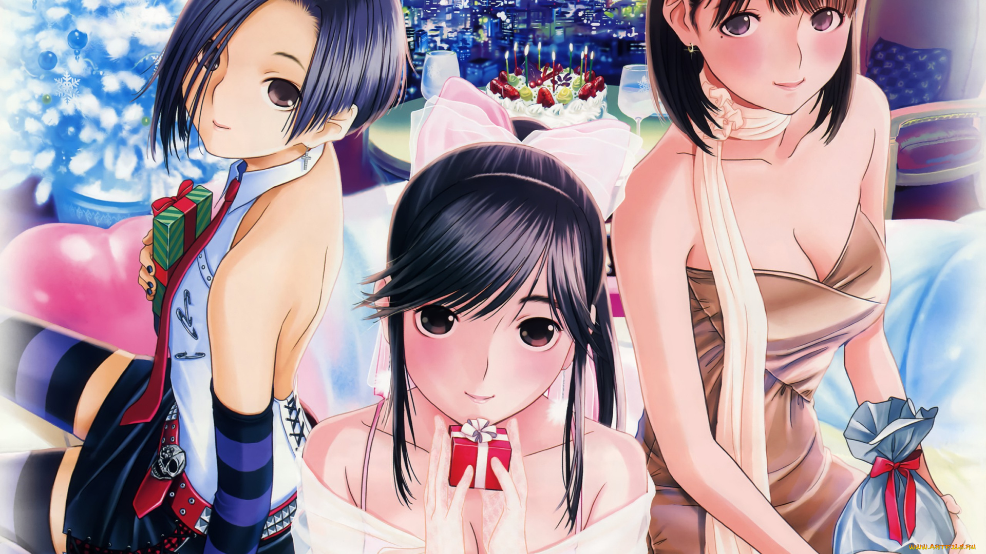 аниме, loveplus, девушки