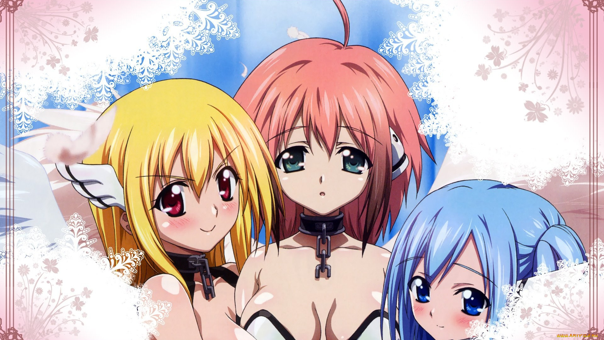 аниме, sora, no, otoshimono, девушки