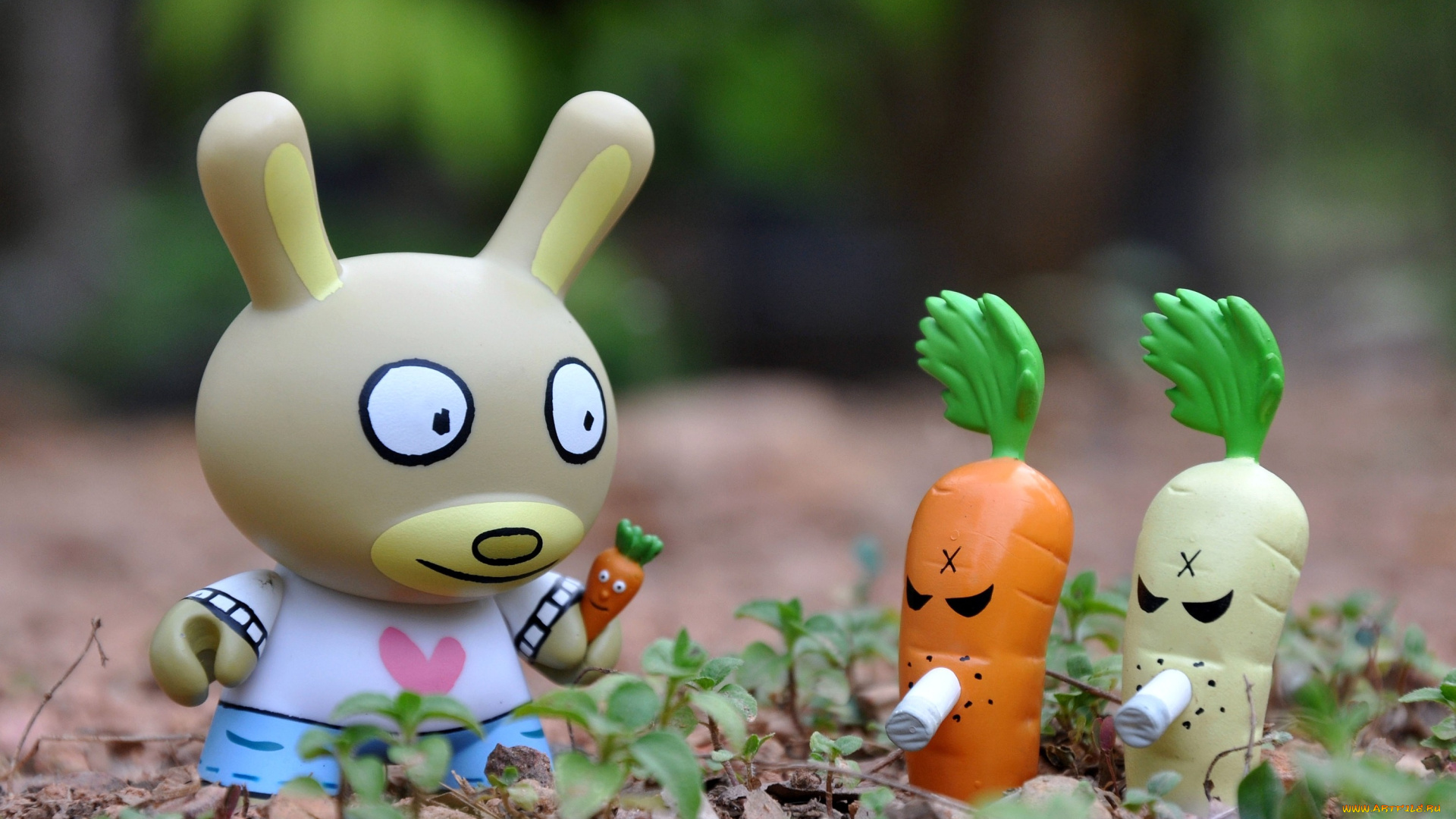 юмор, приколы, морковка, сигареты, заяц