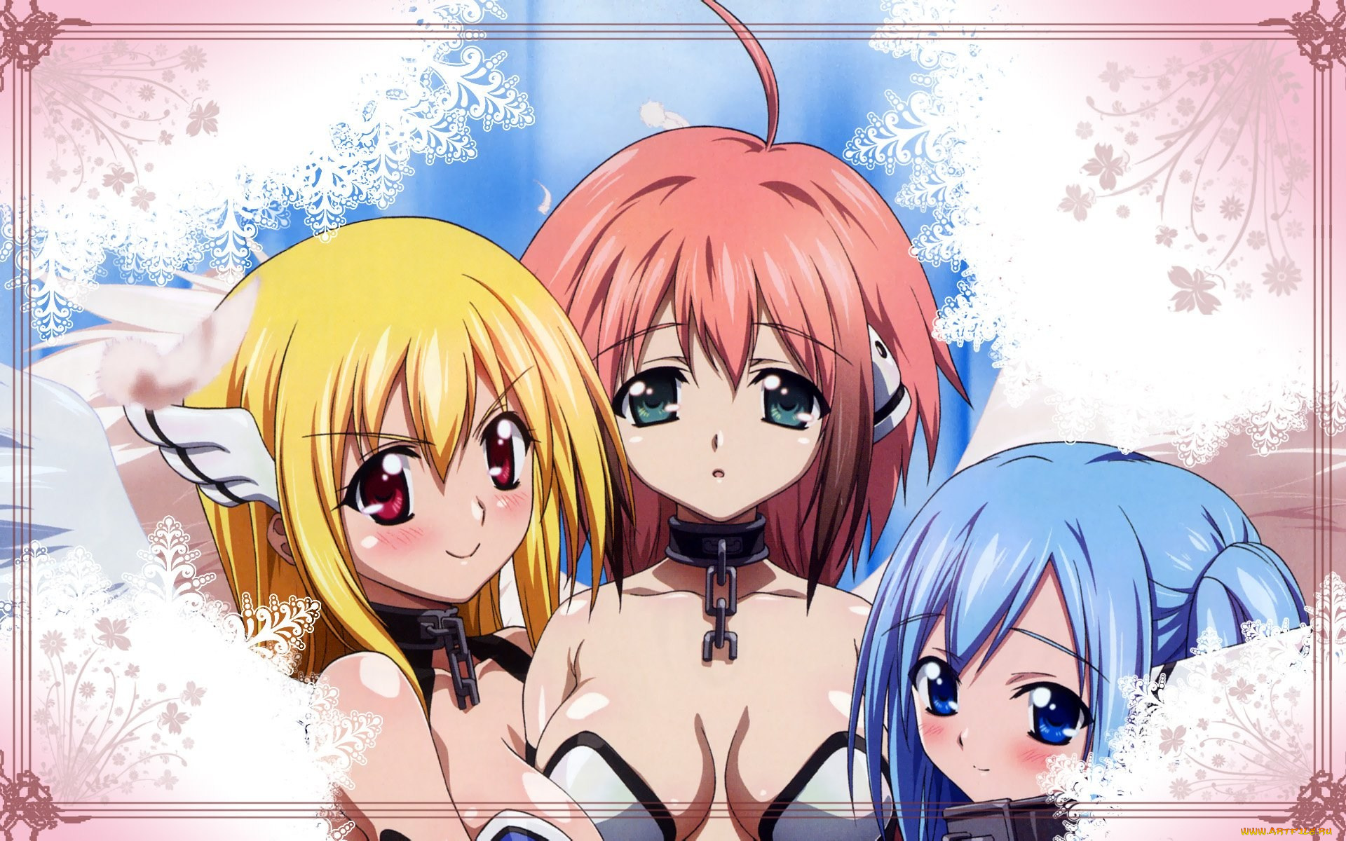 аниме, sora, no, otoshimono, девушки