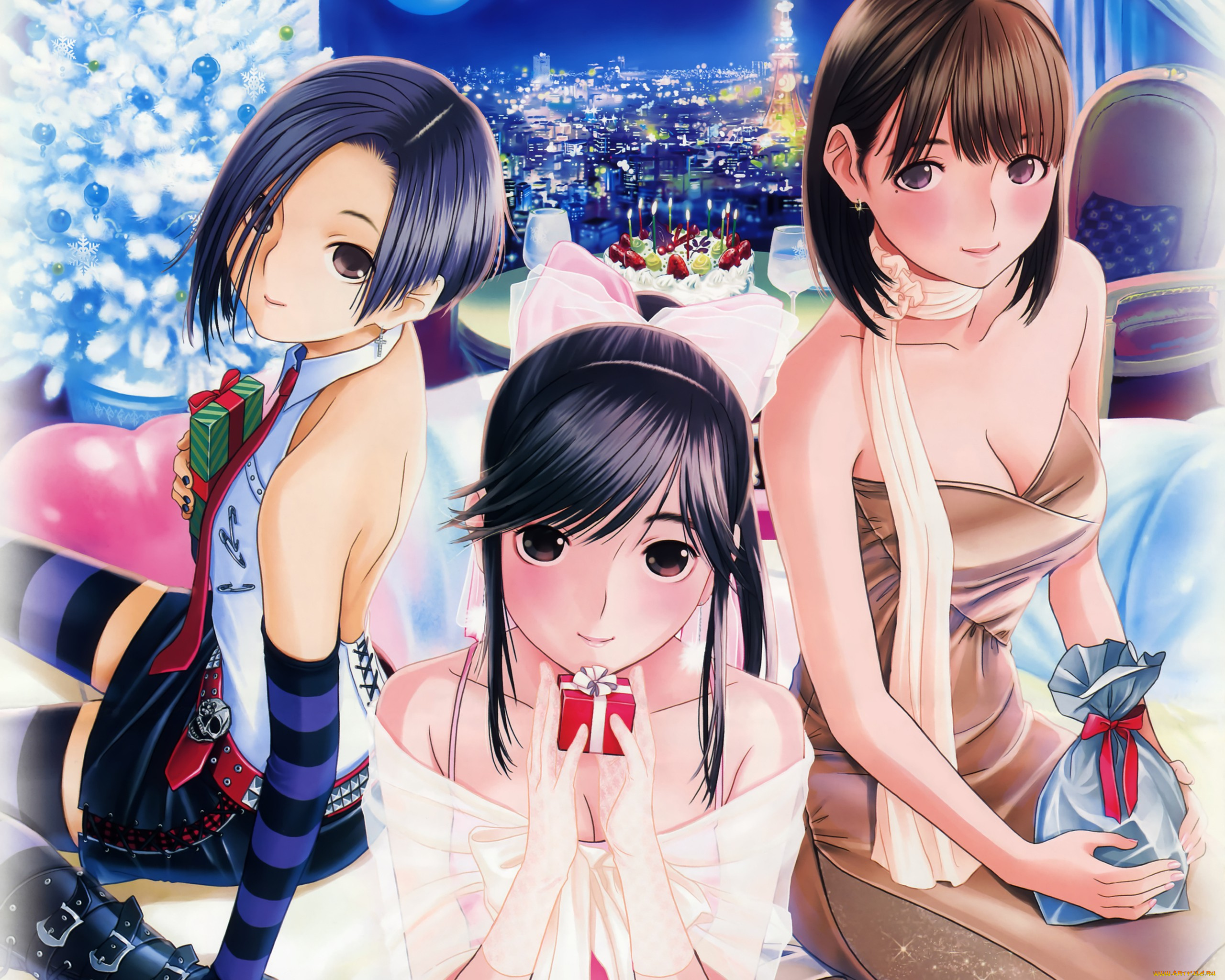 аниме, loveplus, девушки